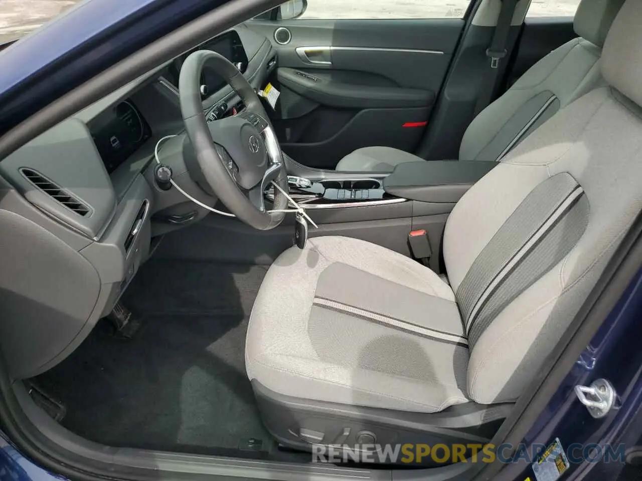 7 fotografías del automóvil dañado 5NPEF4JA4MH118919 HYUNDAI SONATA 2021