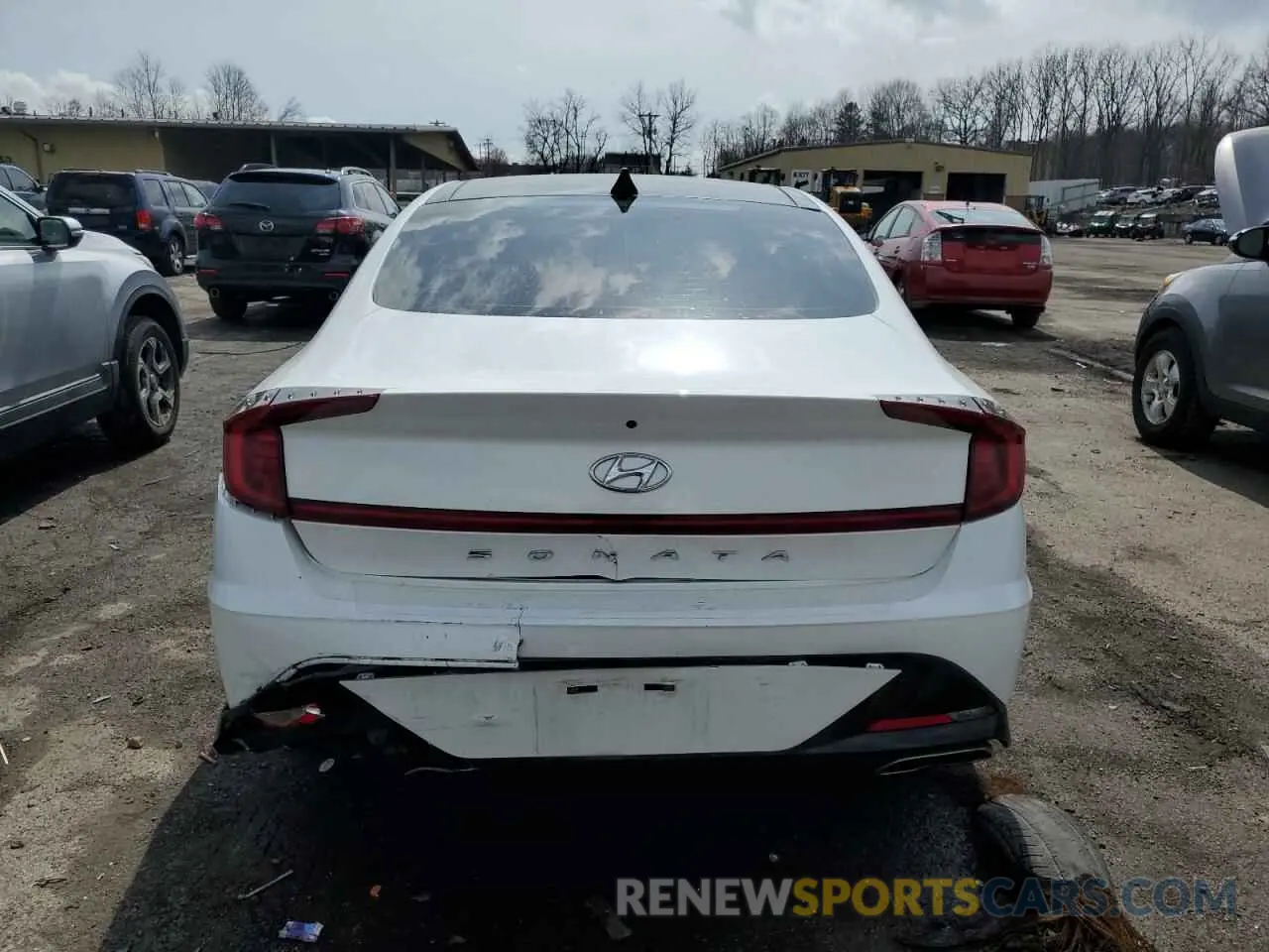 6 fotografías del automóvil dañado 5NPEF4JA5MH083663 HYUNDAI SONATA 2021
