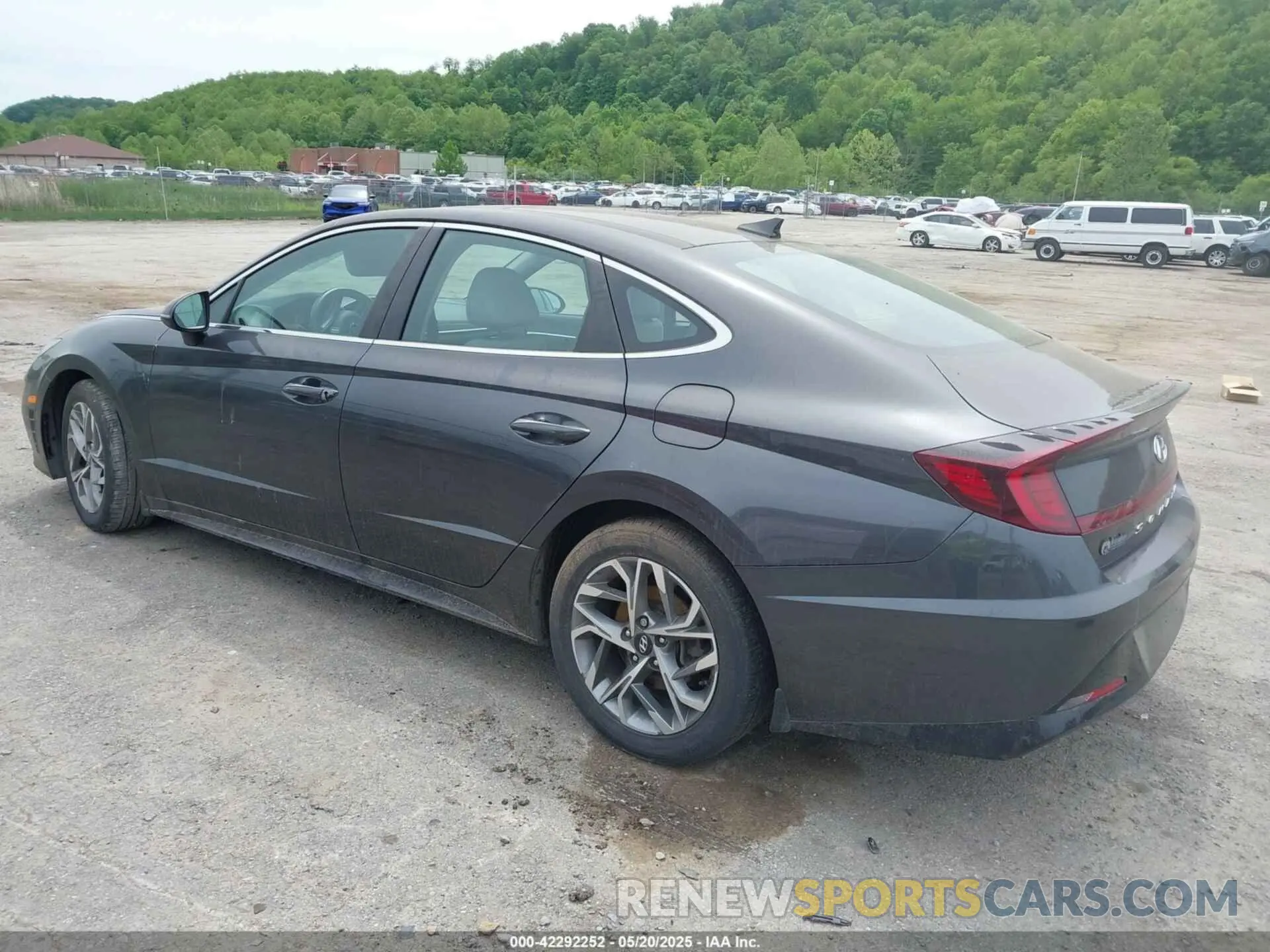 3 fotografías del automóvil dañado 5NPEF4JA5MH094369 HYUNDAI SONATA 2021