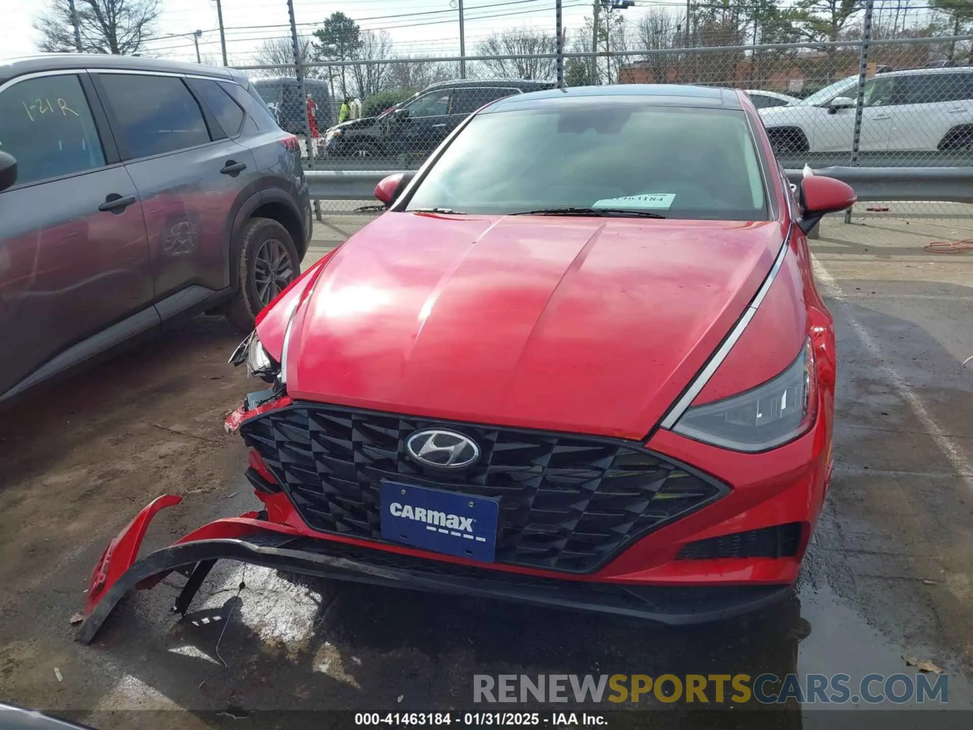 12 fotografías del automóvil dañado 5NPEF4JA5MH094484 HYUNDAI SONATA 2021