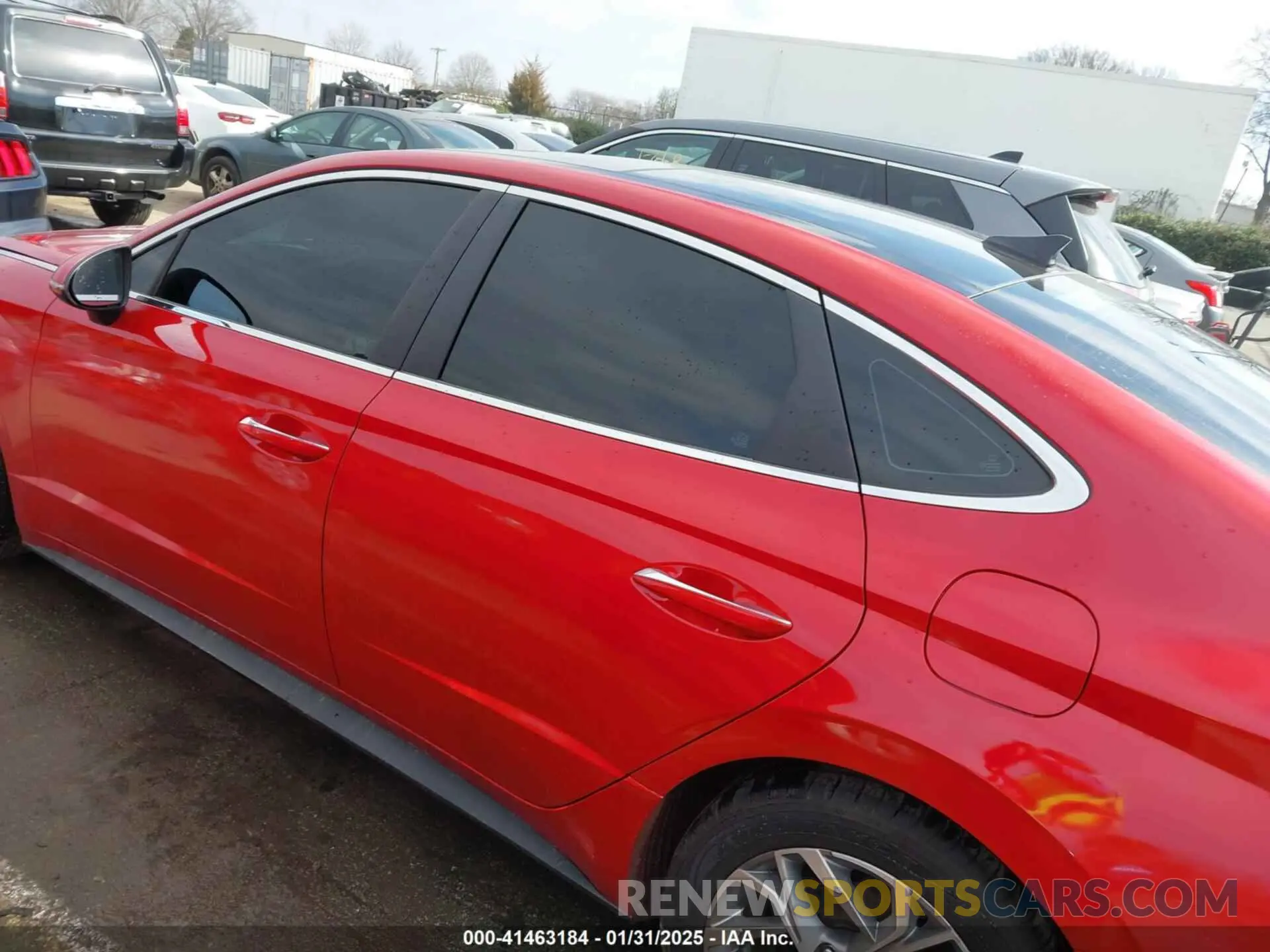 14 fotografías del automóvil dañado 5NPEF4JA5MH094484 HYUNDAI SONATA 2021