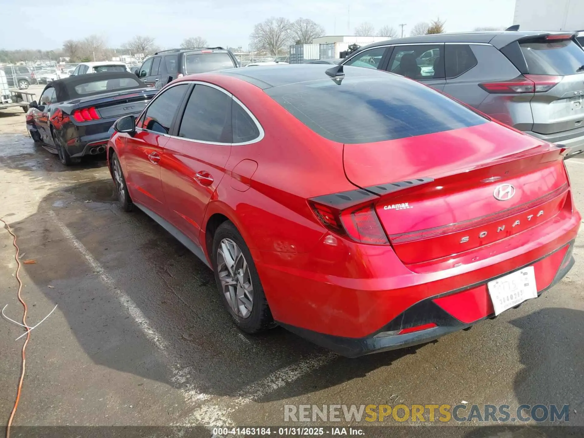 3 fotografías del automóvil dañado 5NPEF4JA5MH094484 HYUNDAI SONATA 2021