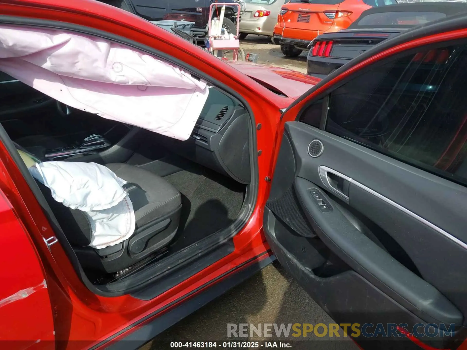 5 fotografías del automóvil dañado 5NPEF4JA5MH094484 HYUNDAI SONATA 2021