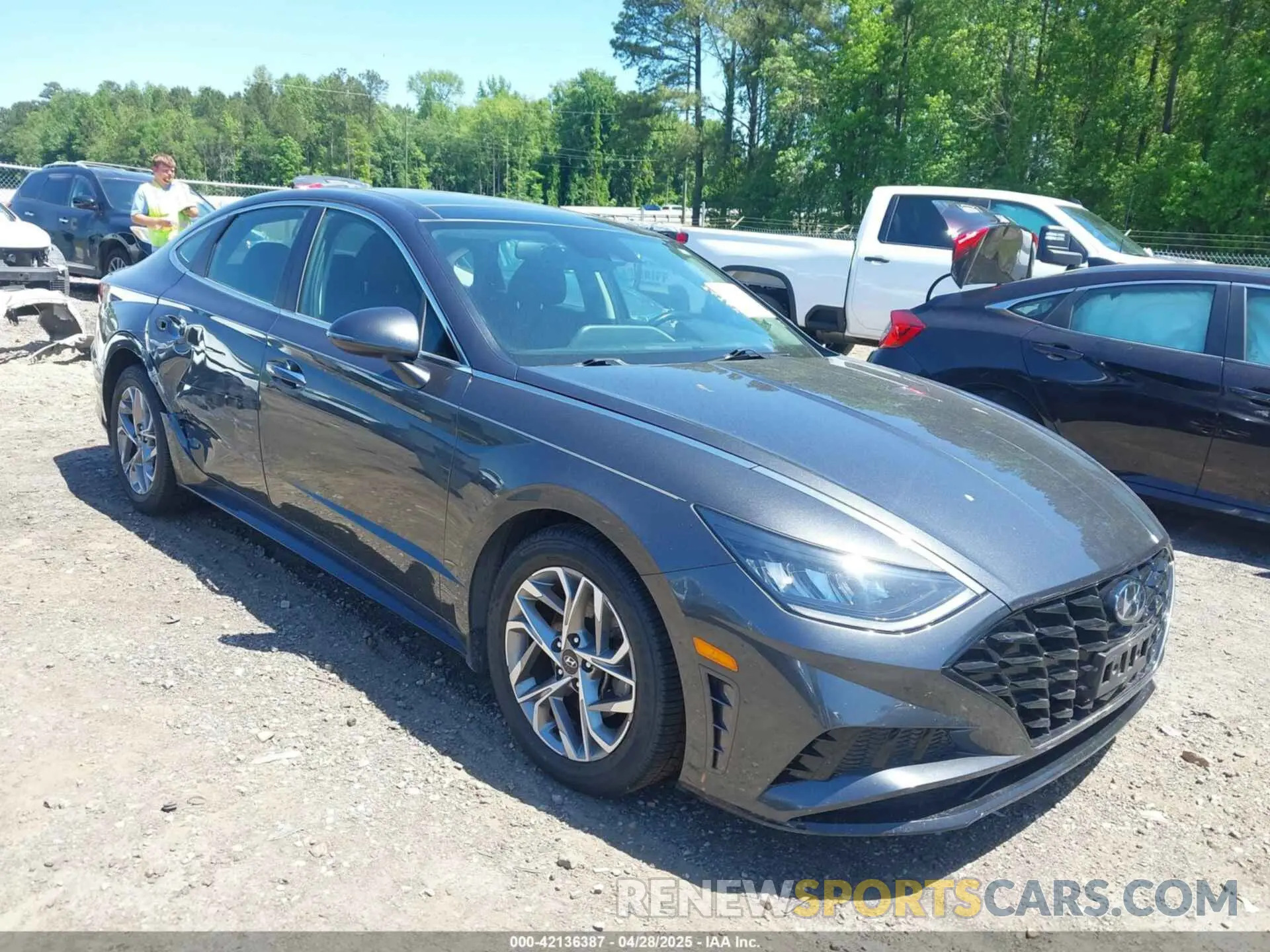 1 fotografías del automóvil dañado 5NPEF4JA6MH083431 HYUNDAI SONATA 2021