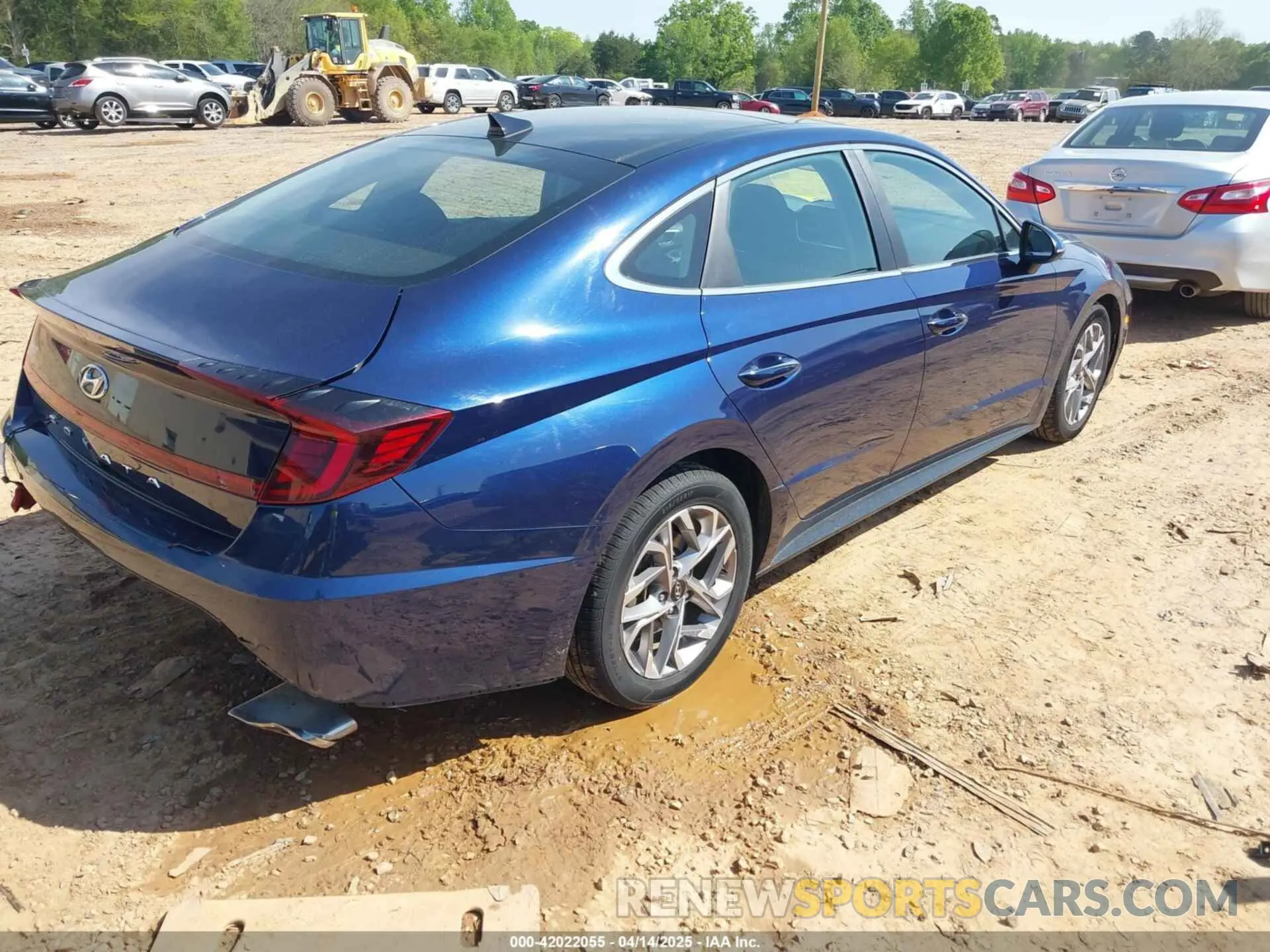 4 fotografías del automóvil dañado 5NPEF4JA6MH096101 HYUNDAI SONATA 2021