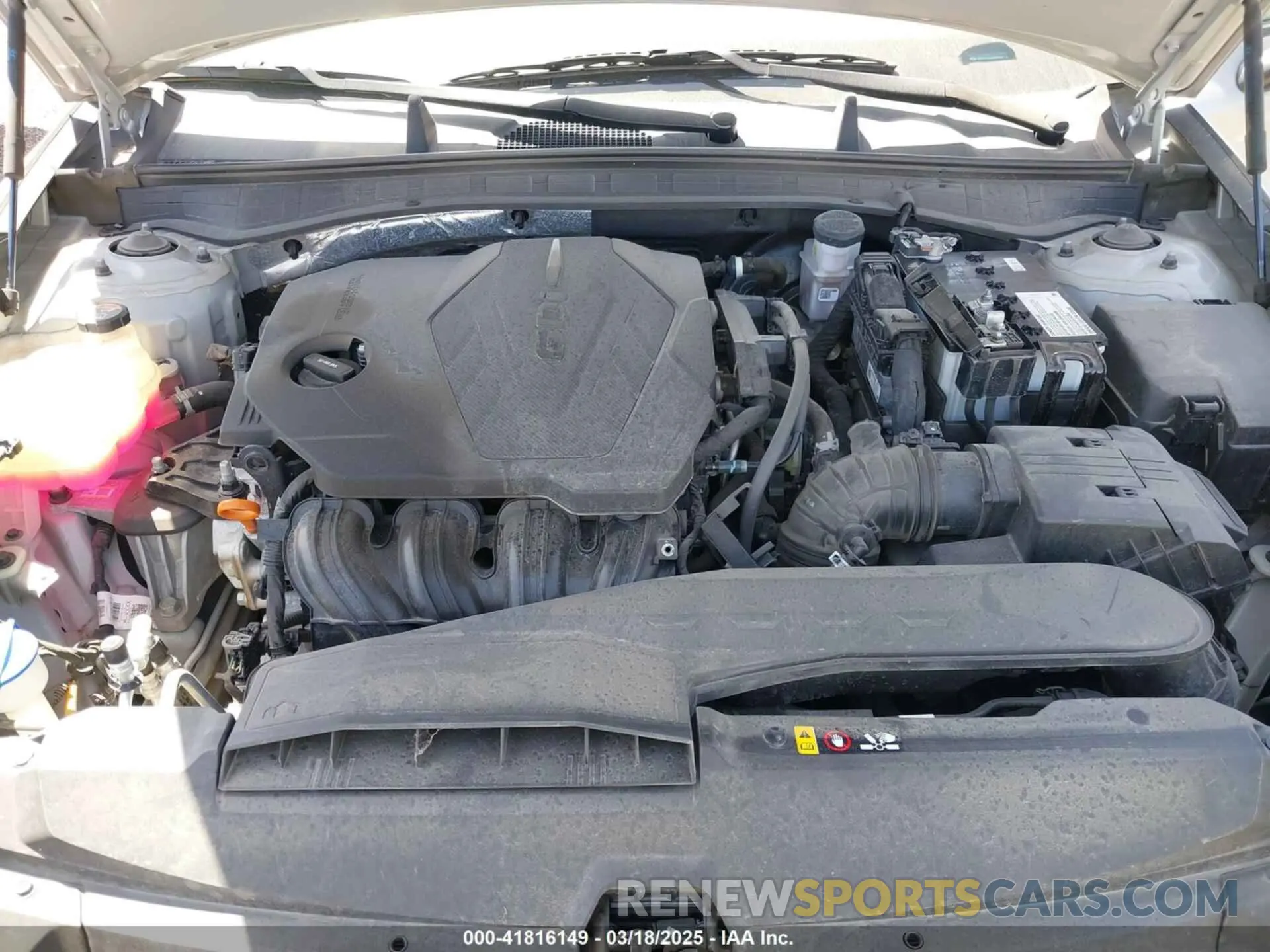 10 fotografías del automóvil dañado 5NPEF4JA6MH120705 HYUNDAI SONATA 2021