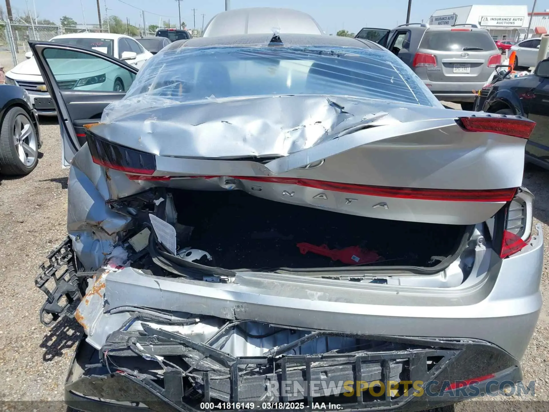 6 fotografías del automóvil dañado 5NPEF4JA6MH120705 HYUNDAI SONATA 2021