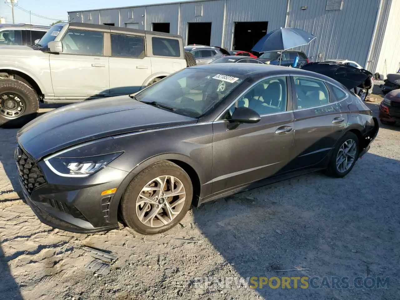 1 fotografías del automóvil dañado 5NPEF4JA7MH095216 HYUNDAI SONATA 2021