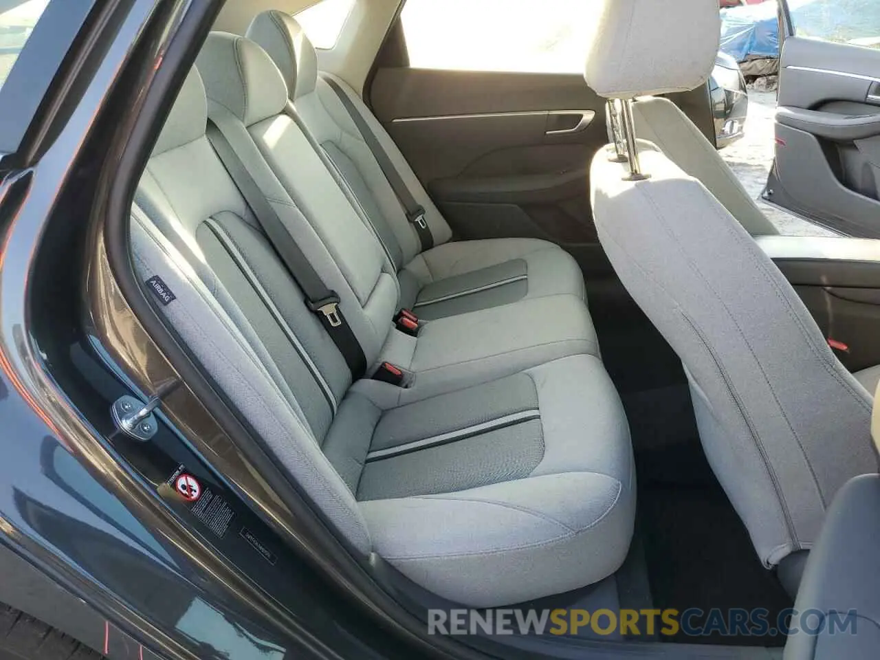 10 fotografías del automóvil dañado 5NPEF4JA7MH095216 HYUNDAI SONATA 2021