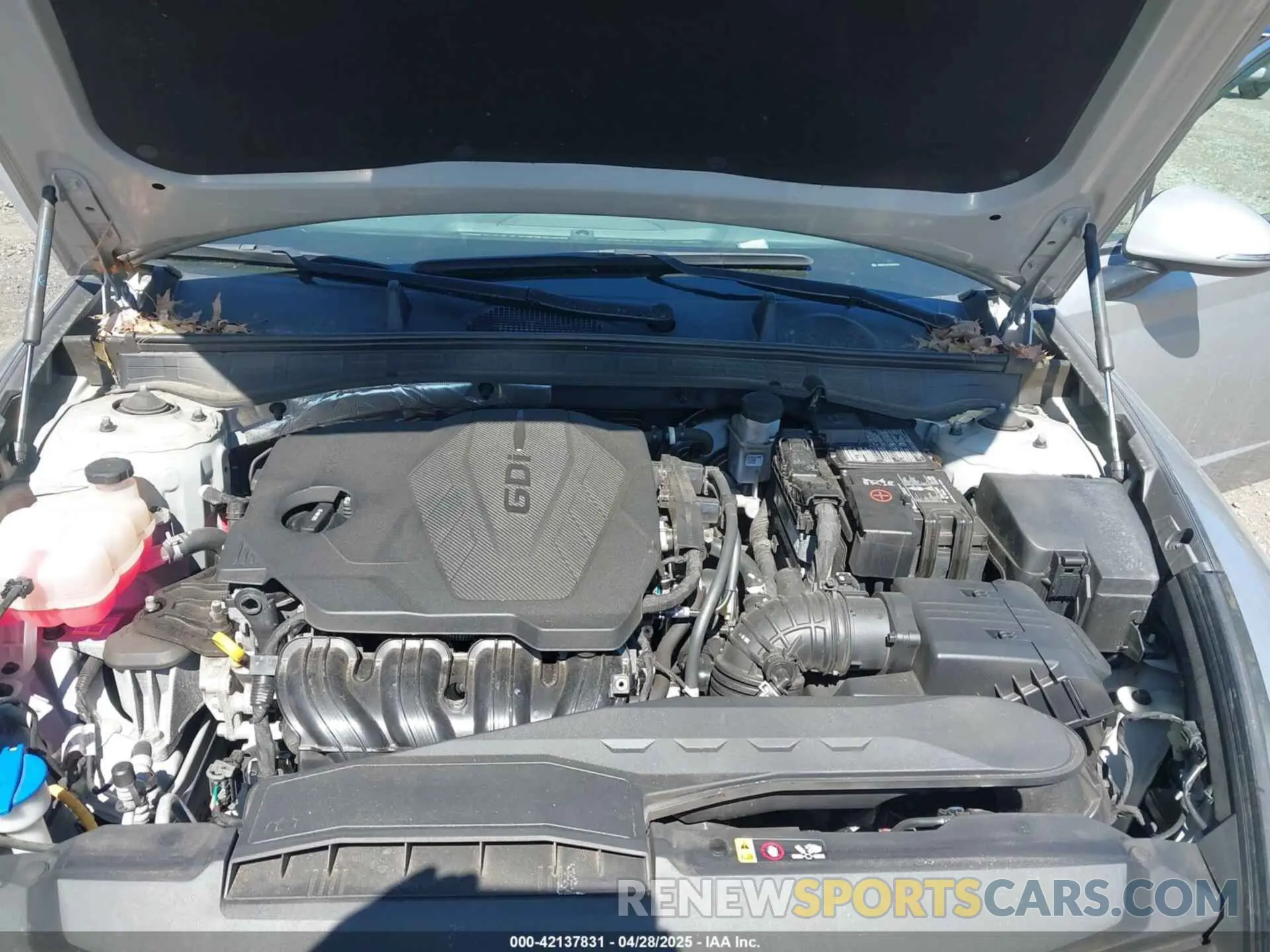 10 fotografías del automóvil dañado 5NPEF4JA7MH097046 HYUNDAI SONATA 2021
