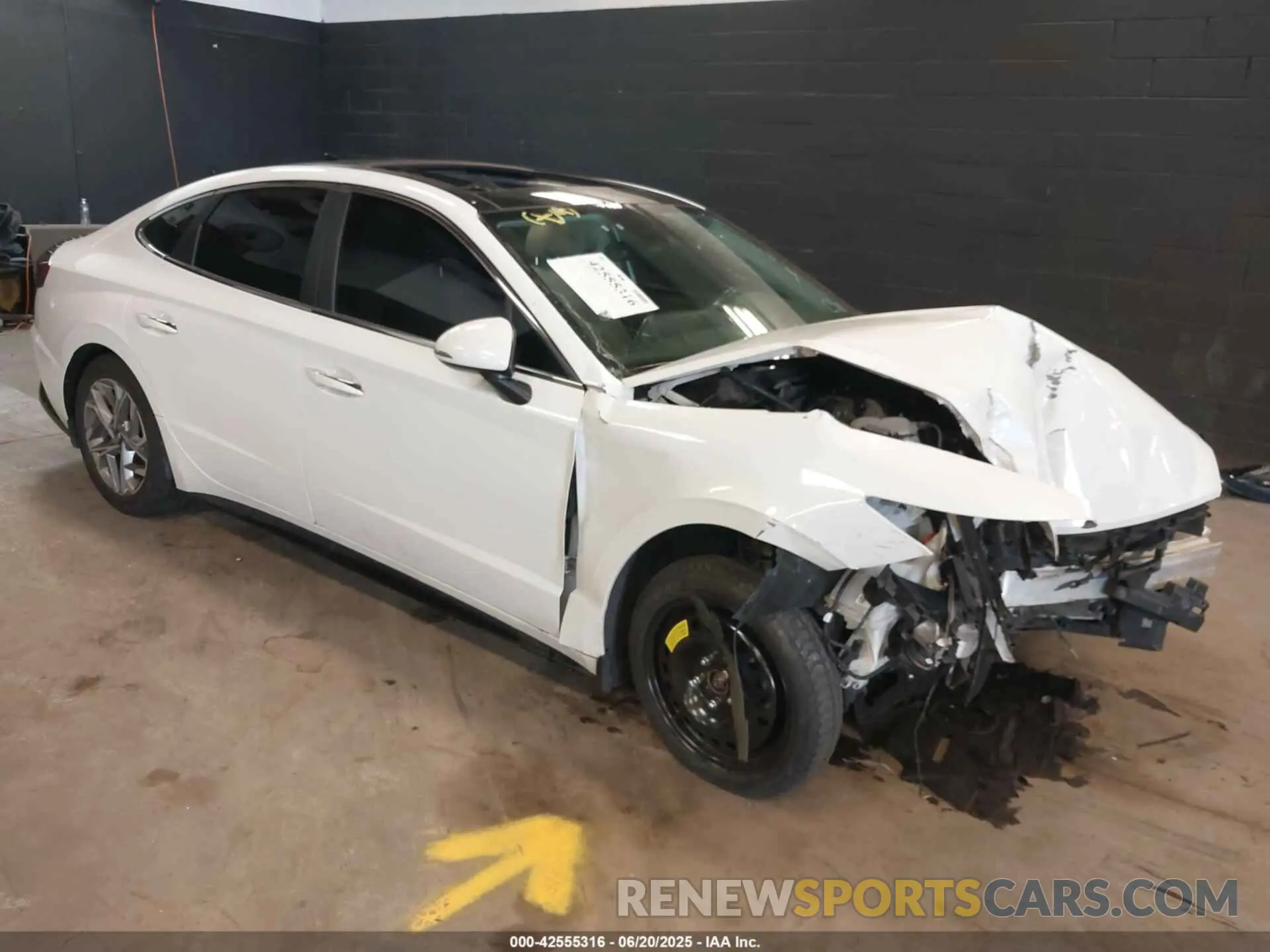 1 fotografías del automóvil dañado 5NPEF4JA7MH098827 HYUNDAI SONATA 2021