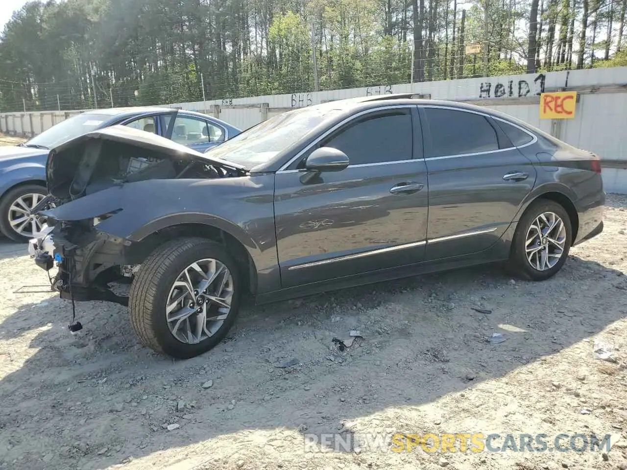 1 fotografías del automóvil dañado 5NPEF4JA7MH103010 HYUNDAI SONATA 2021
