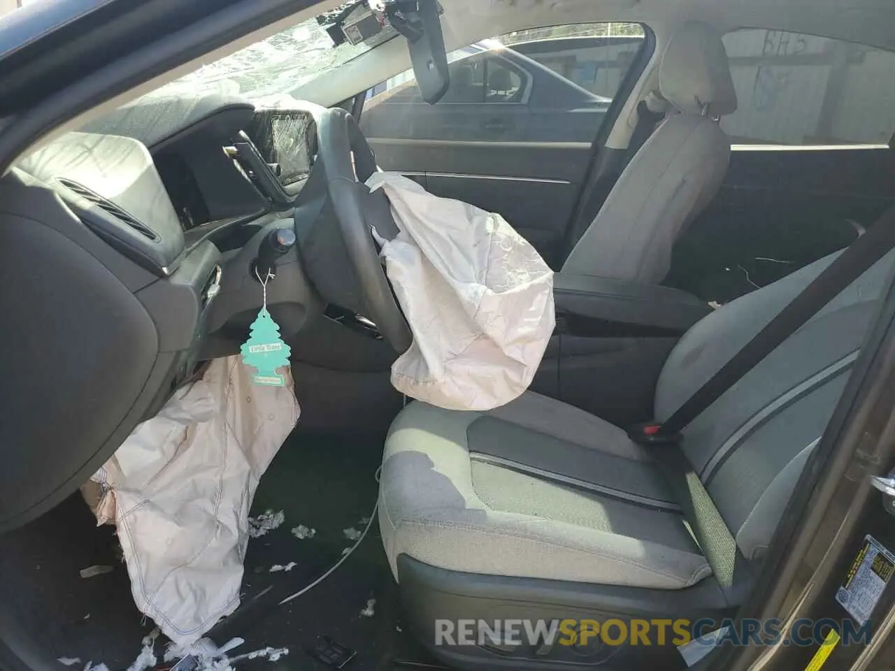 7 fotografías del automóvil dañado 5NPEF4JA7MH103010 HYUNDAI SONATA 2021