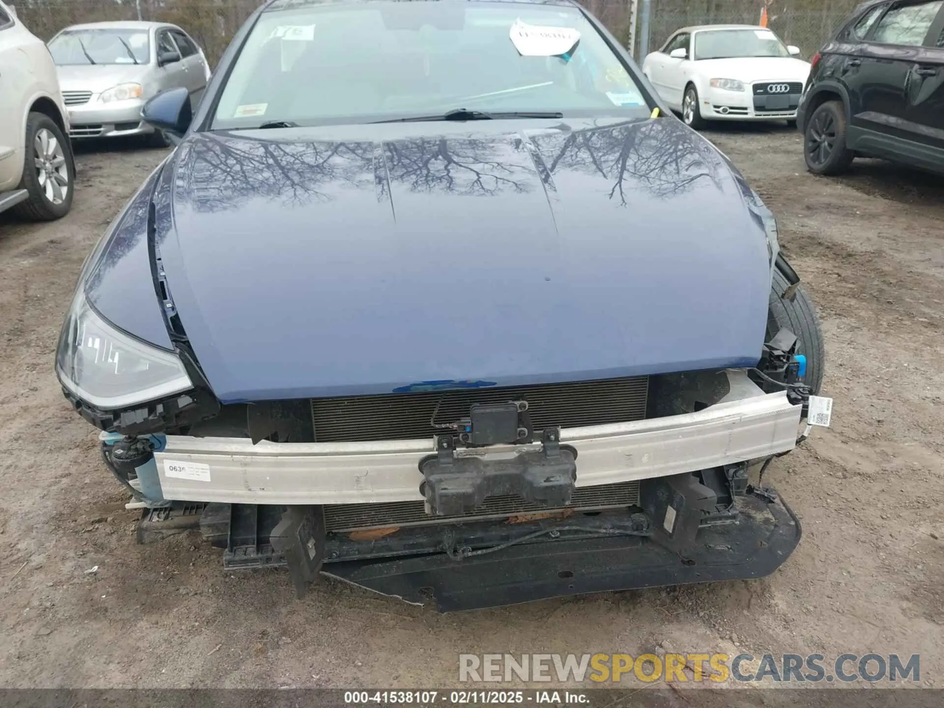 13 fotografías del automóvil dañado 5NPEF4JA8MH104246 HYUNDAI SONATA 2021