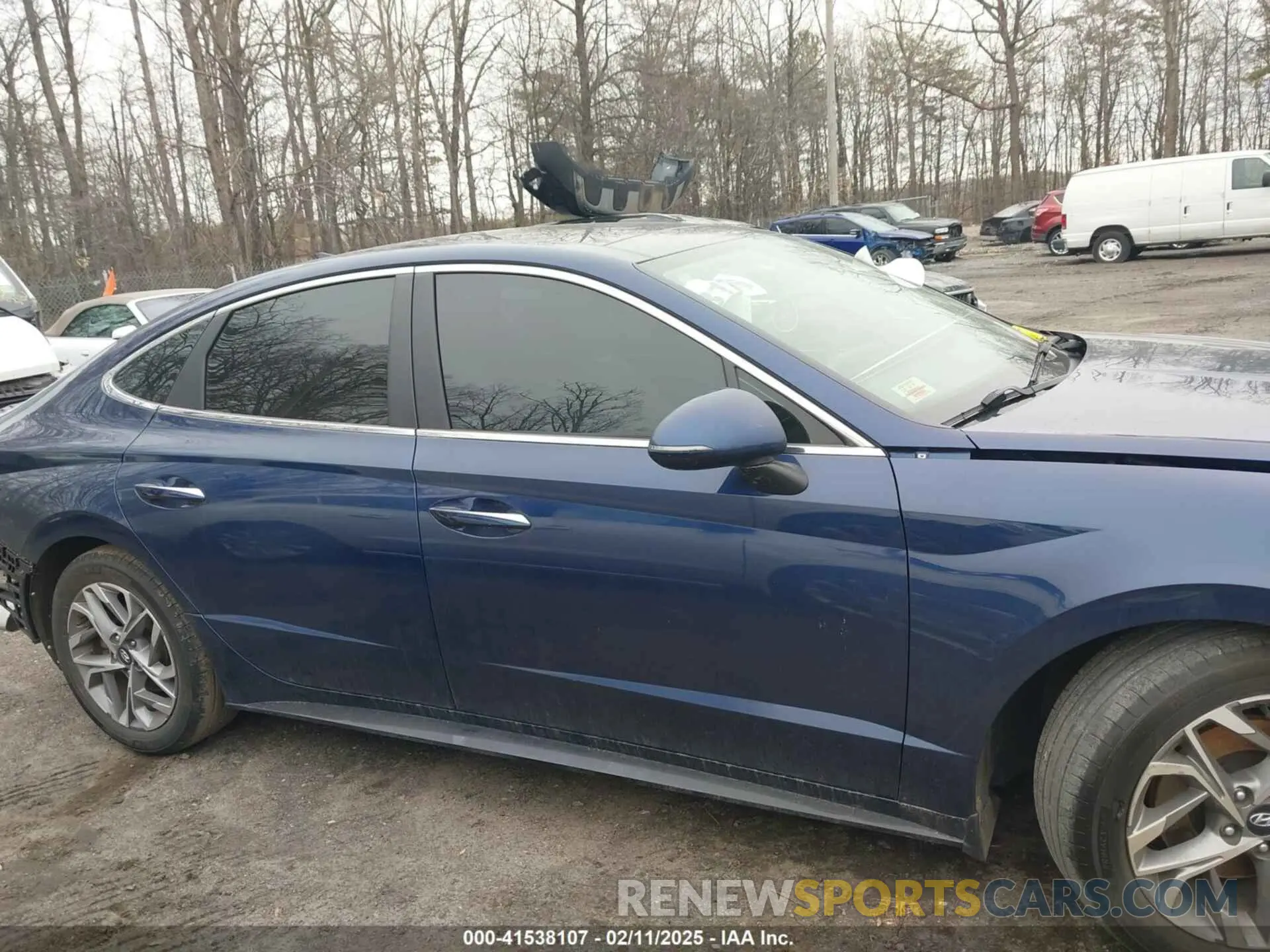 14 fotografías del automóvil dañado 5NPEF4JA8MH104246 HYUNDAI SONATA 2021