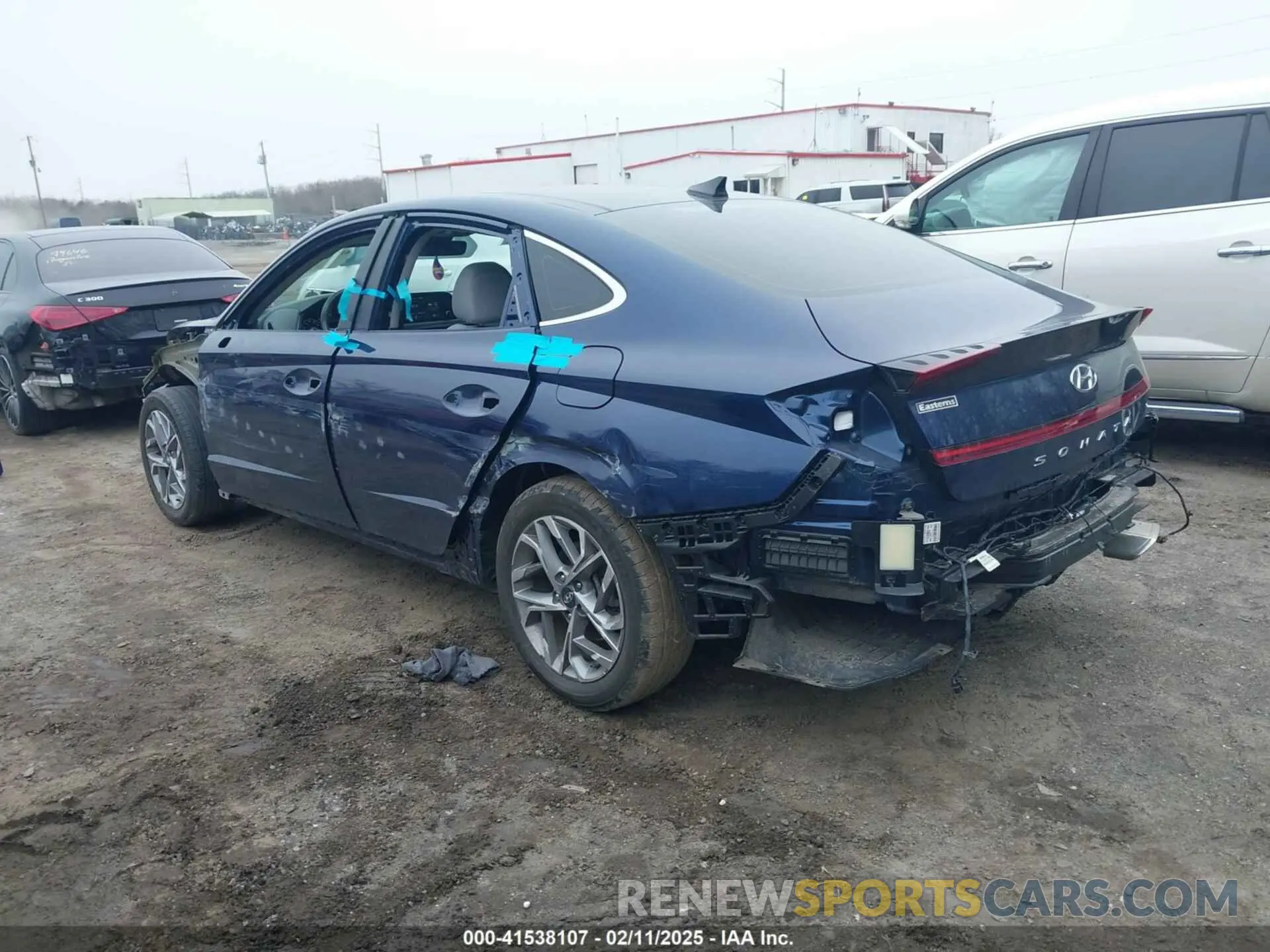 3 fotografías del automóvil dañado 5NPEF4JA8MH104246 HYUNDAI SONATA 2021