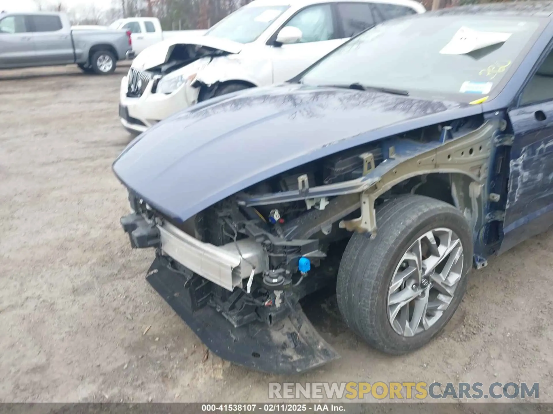 6 fotografías del automóvil dañado 5NPEF4JA8MH104246 HYUNDAI SONATA 2021