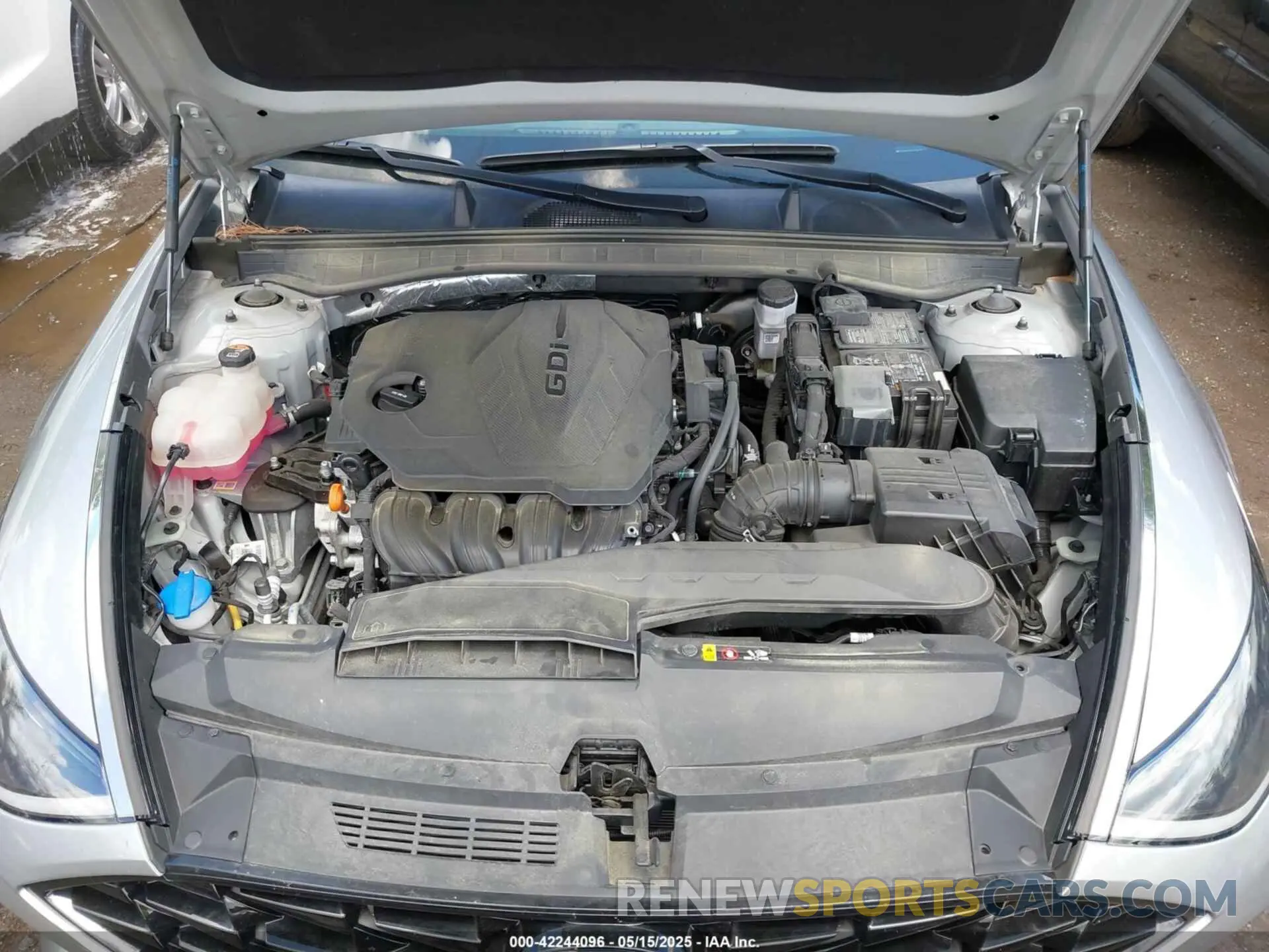 10 fotografías del automóvil dañado 5NPEF4JA8MH125663 HYUNDAI SONATA 2021