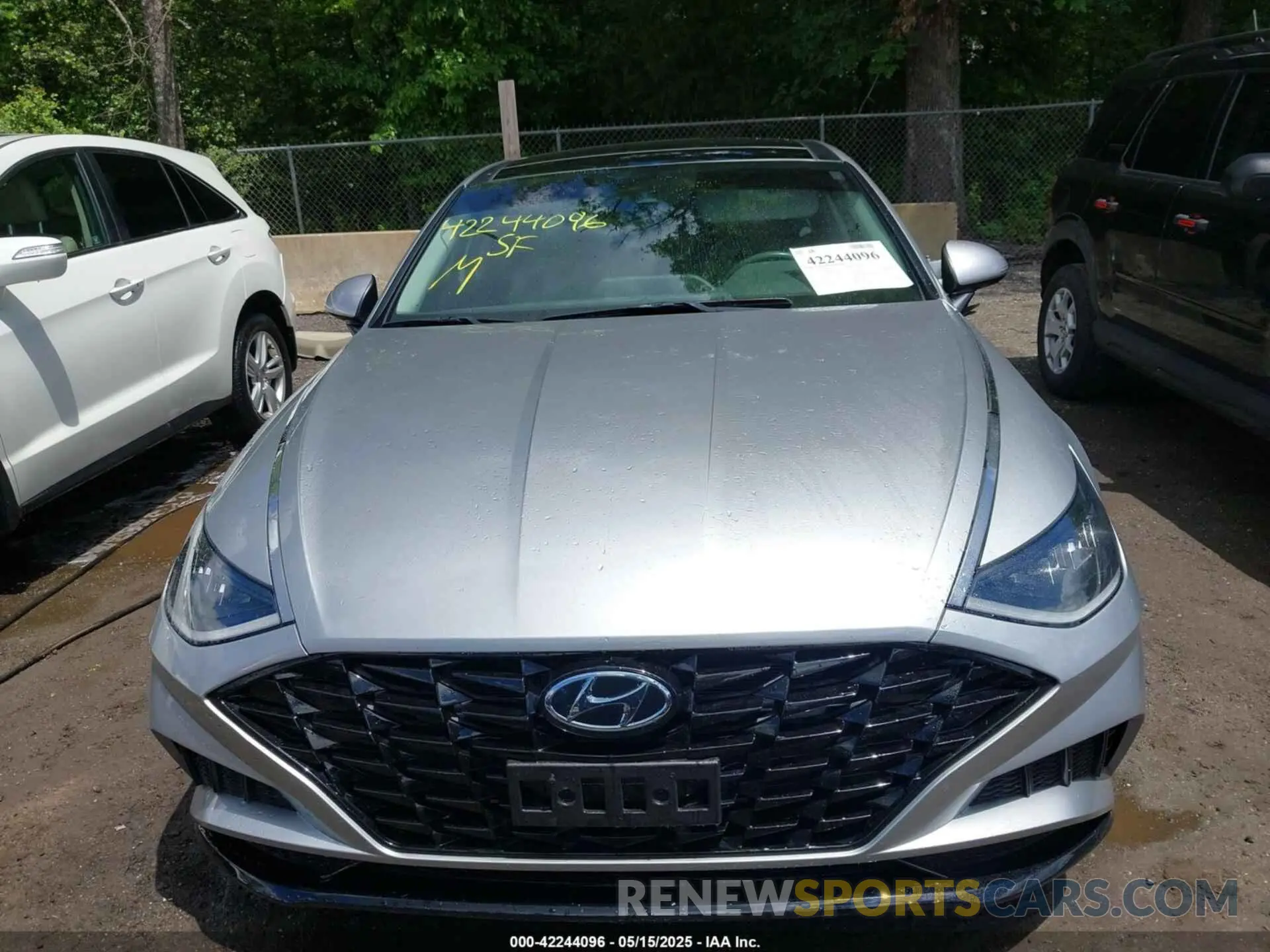 13 fotografías del automóvil dañado 5NPEF4JA8MH125663 HYUNDAI SONATA 2021