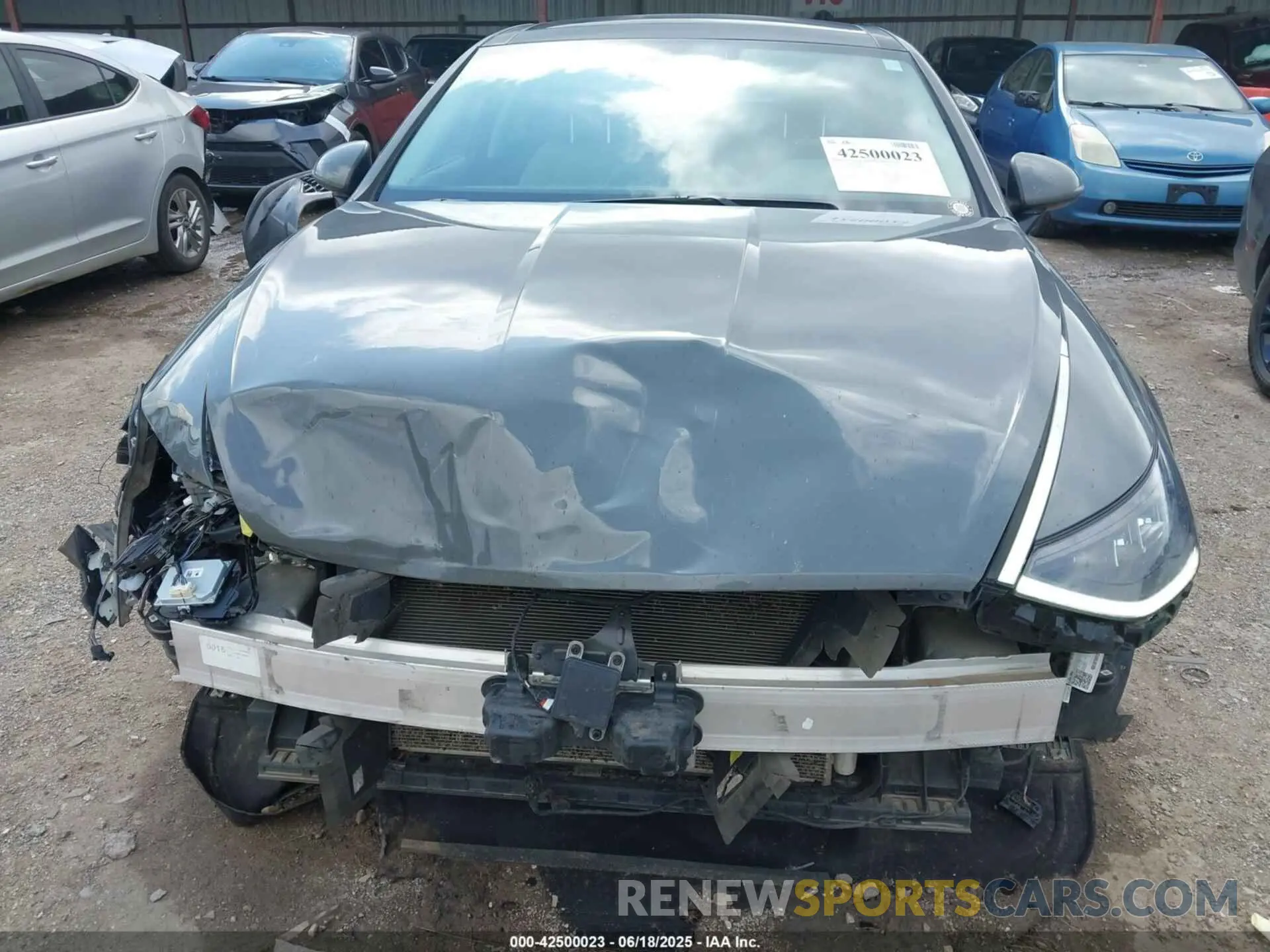 19 fotografías del automóvil dañado 5NPEF4JA9MH086761 HYUNDAI SONATA 2021