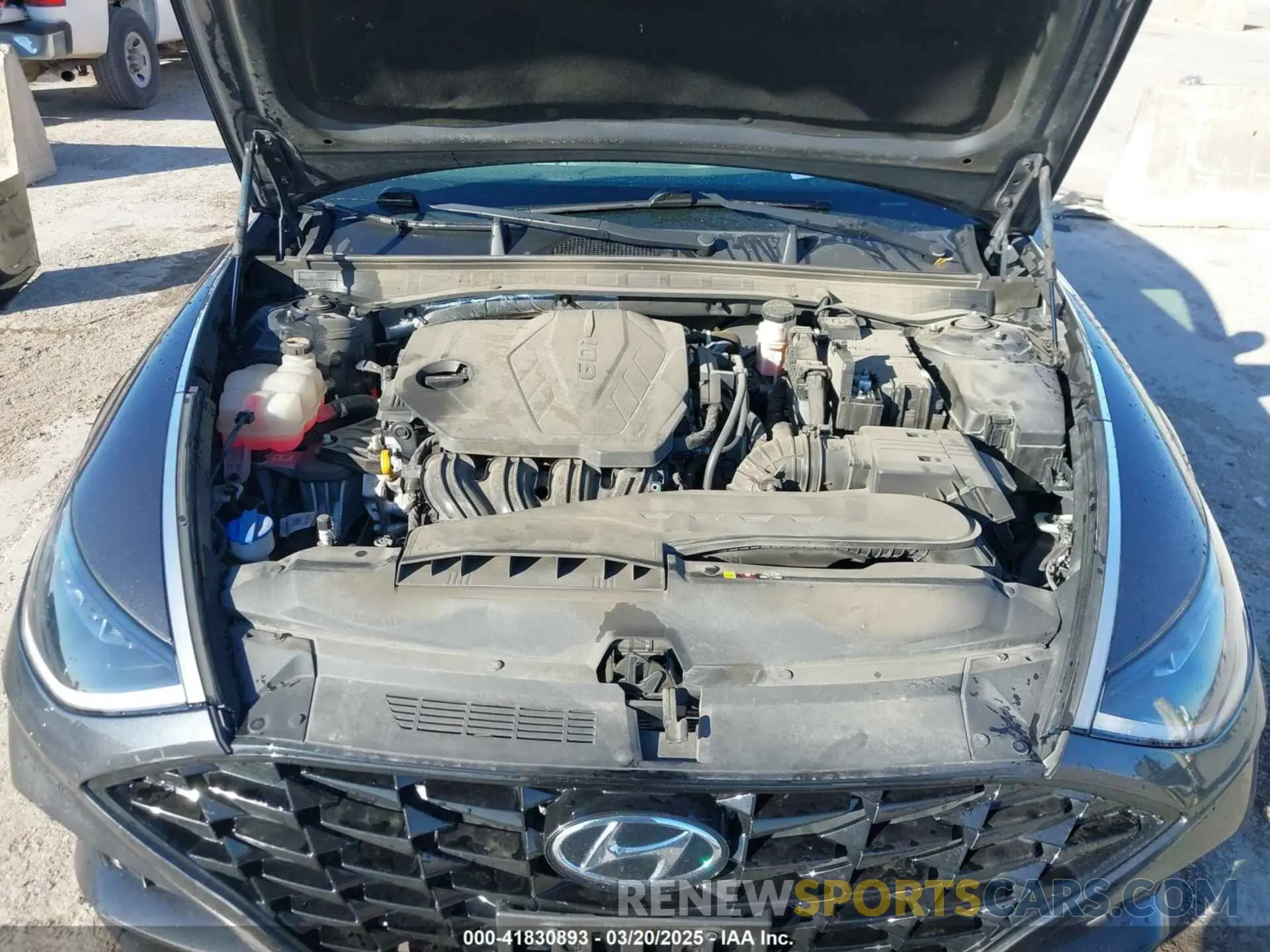 10 fotografías del automóvil dañado 5NPEF4JA9MH096982 HYUNDAI SONATA 2021