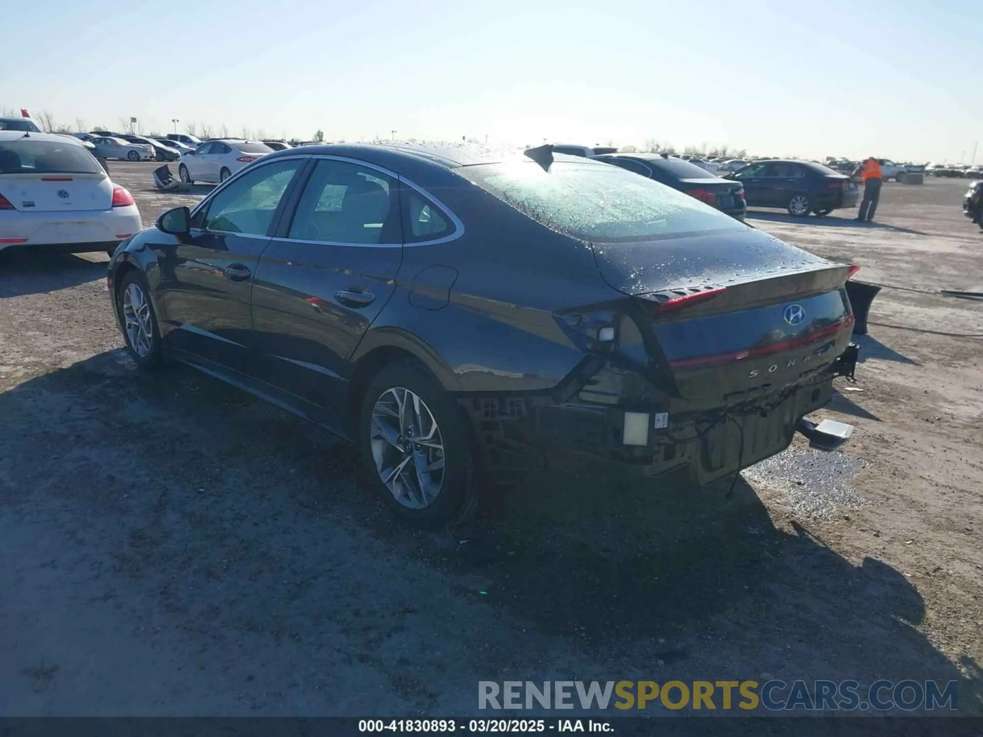 3 fotografías del automóvil dañado 5NPEF4JA9MH096982 HYUNDAI SONATA 2021