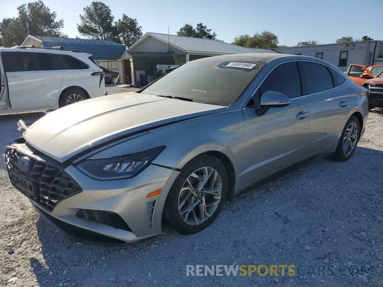 1 fotografías del automóvil dañado 5NPEF4JAXMH092245 HYUNDAI SONATA 2021