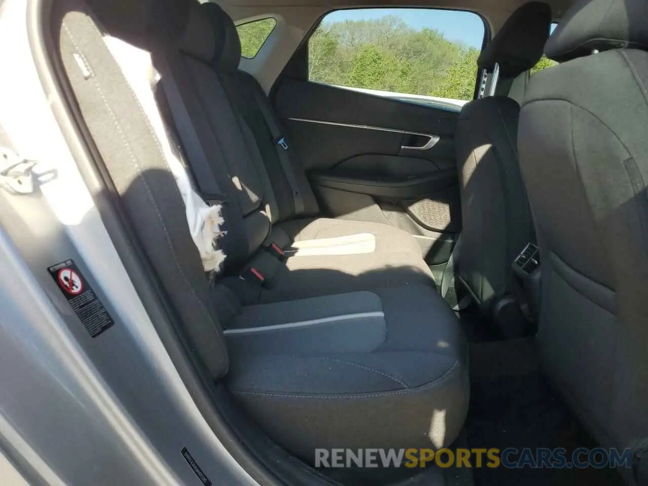 10 fotografías del automóvil dañado 5NPEF4JAXMH092245 HYUNDAI SONATA 2021