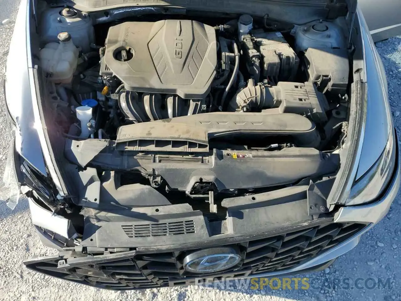 11 fotografías del automóvil dañado 5NPEF4JAXMH092245 HYUNDAI SONATA 2021