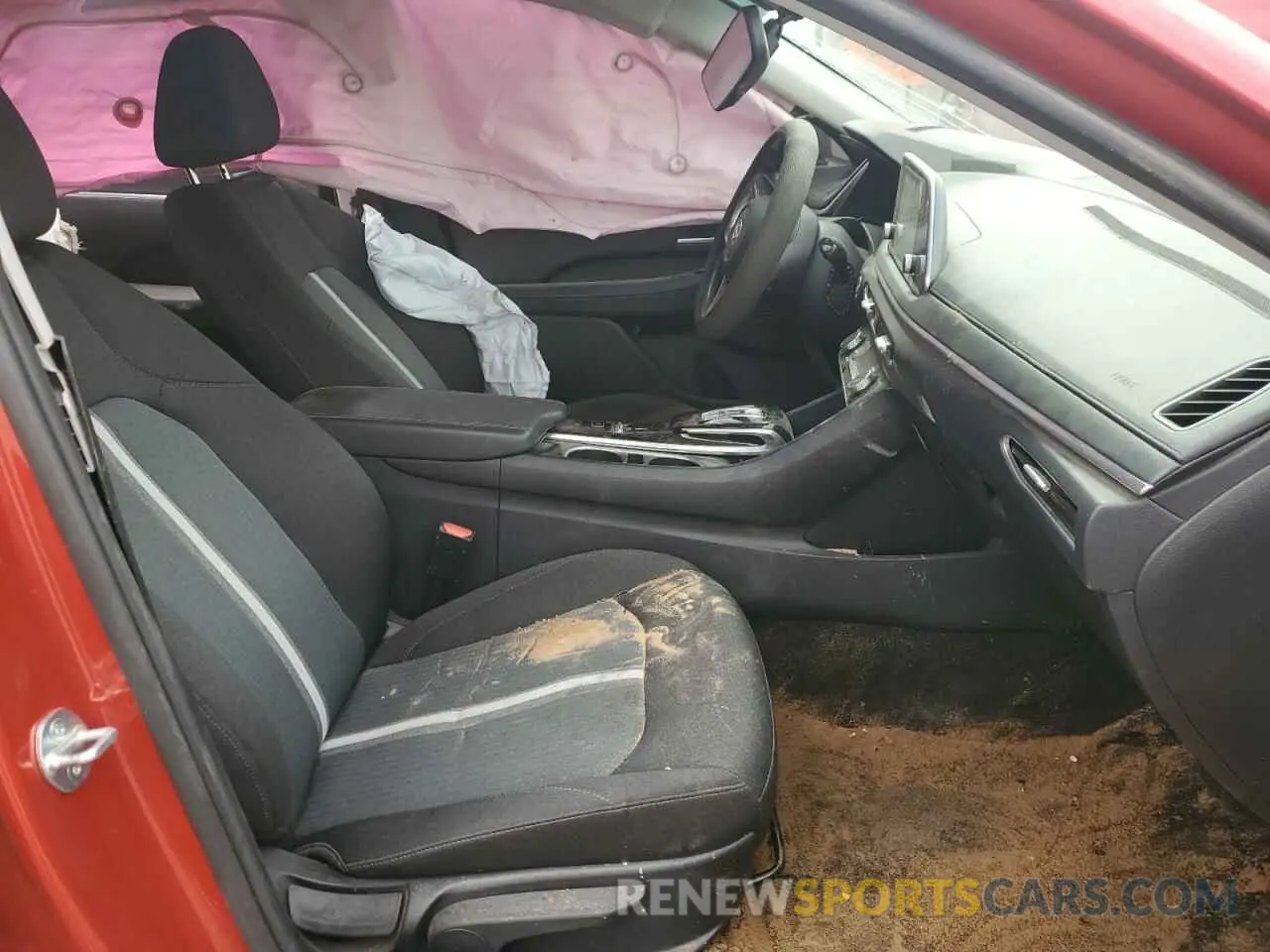 7 fotografías del automóvil dañado 5NPEF4JAXMH102370 HYUNDAI SONATA 2021