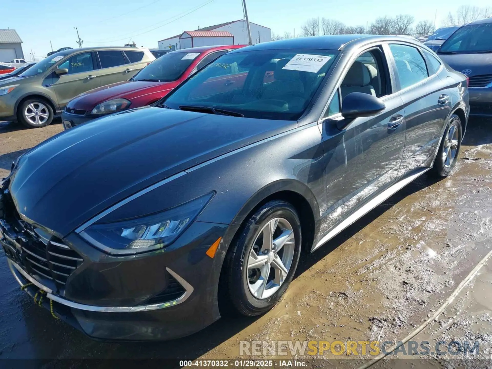 2 fotografías del automóvil dañado 5NPEG4JA0MH074379 HYUNDAI SONATA 2021