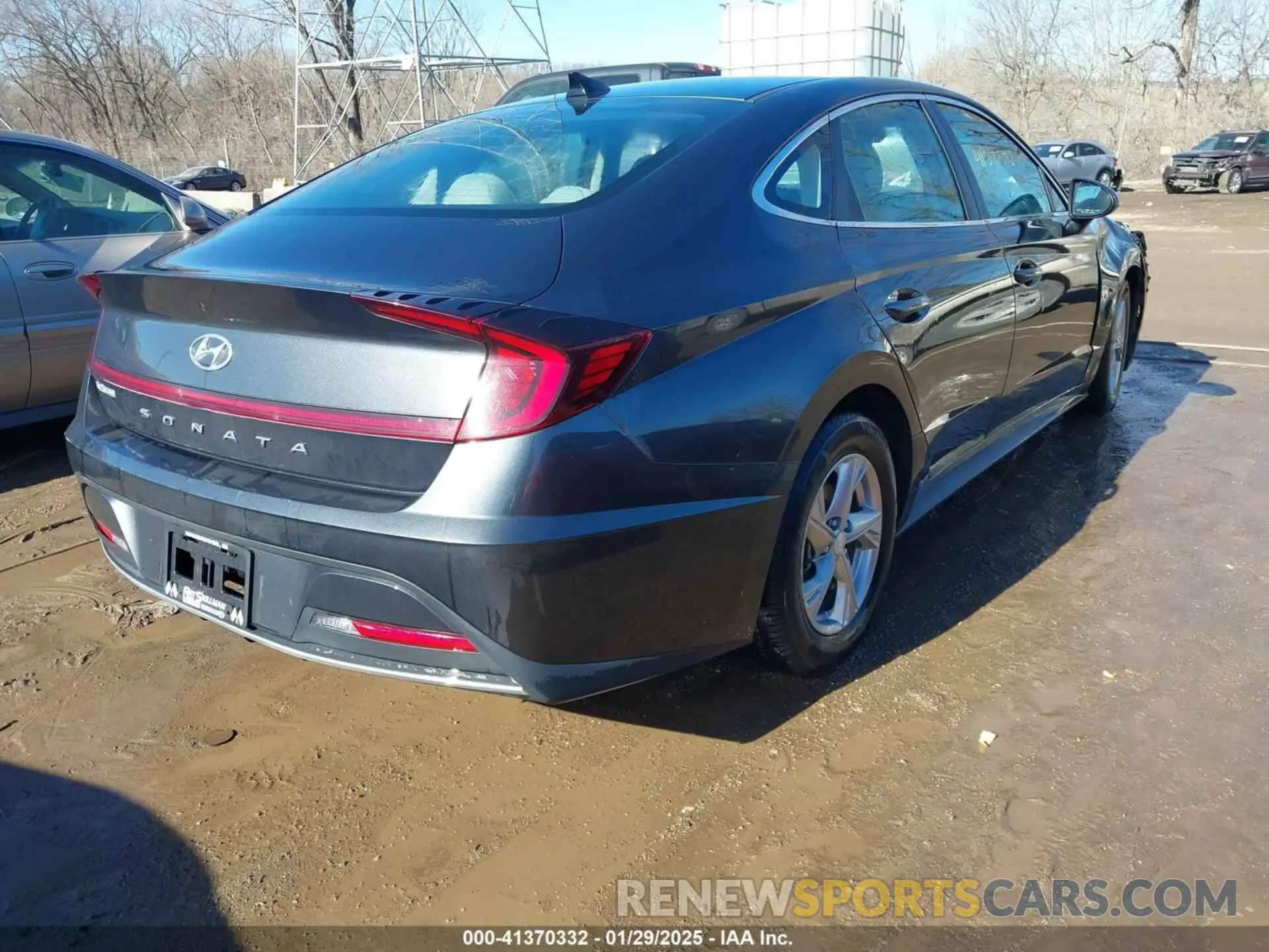 4 fotografías del automóvil dañado 5NPEG4JA0MH074379 HYUNDAI SONATA 2021