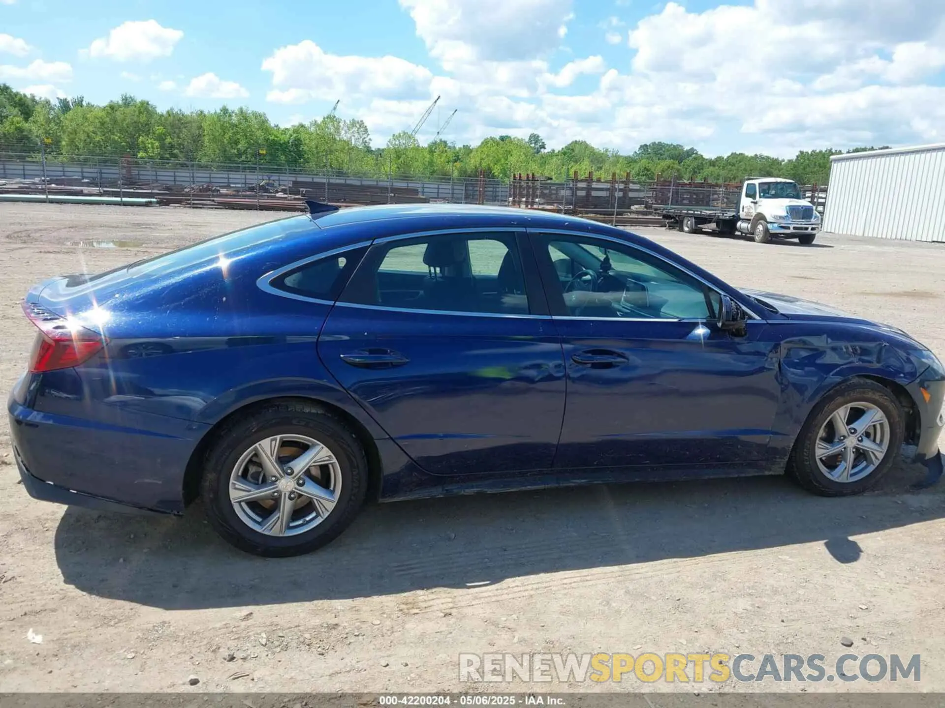14 fotografías del automóvil dañado 5NPEG4JA0MH074995 HYUNDAI SONATA 2021