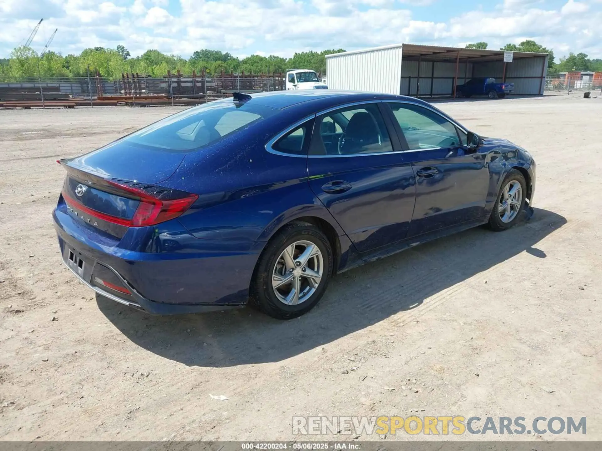 4 fotografías del automóvil dañado 5NPEG4JA0MH074995 HYUNDAI SONATA 2021