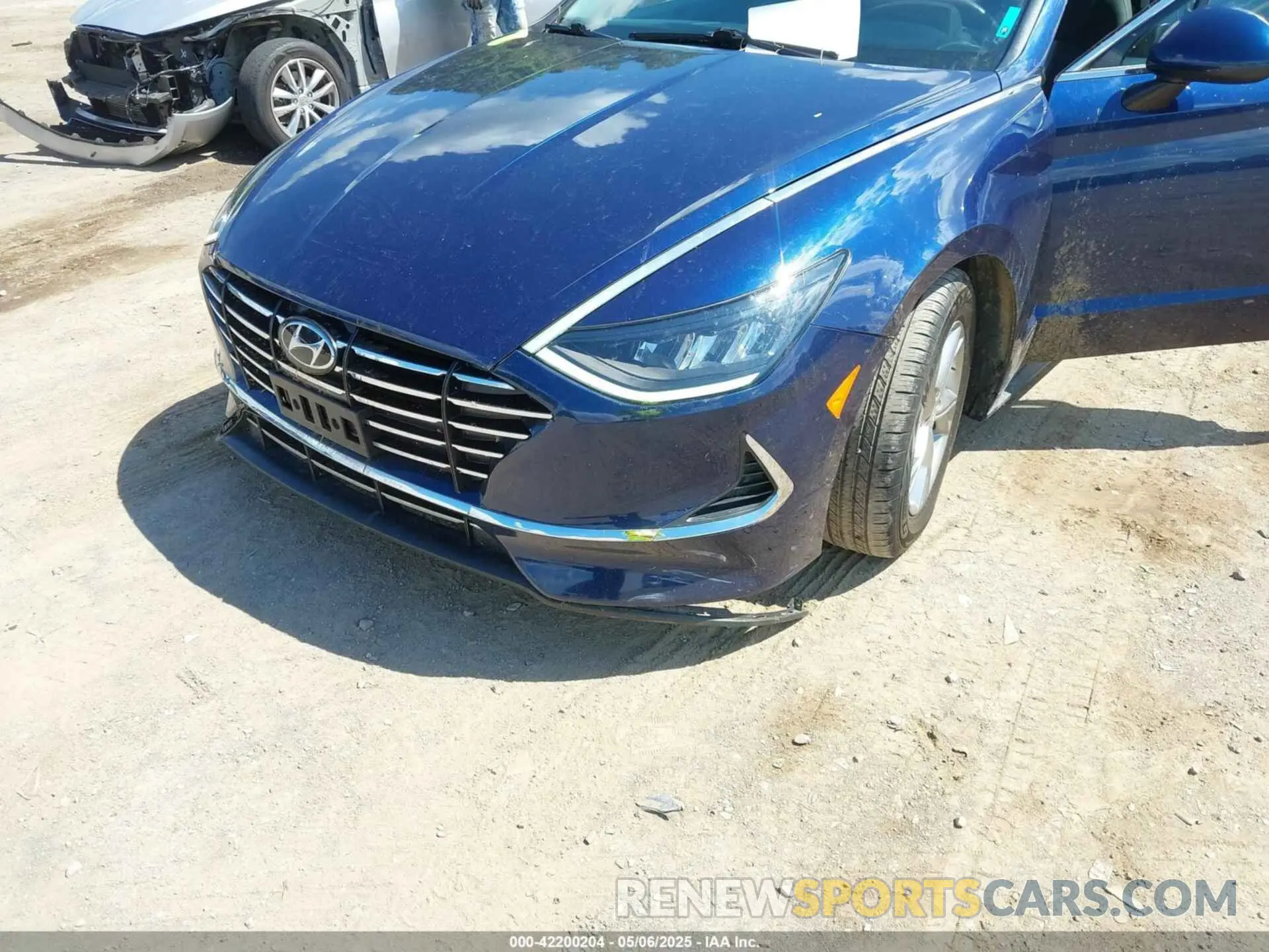 6 fotografías del automóvil dañado 5NPEG4JA0MH074995 HYUNDAI SONATA 2021