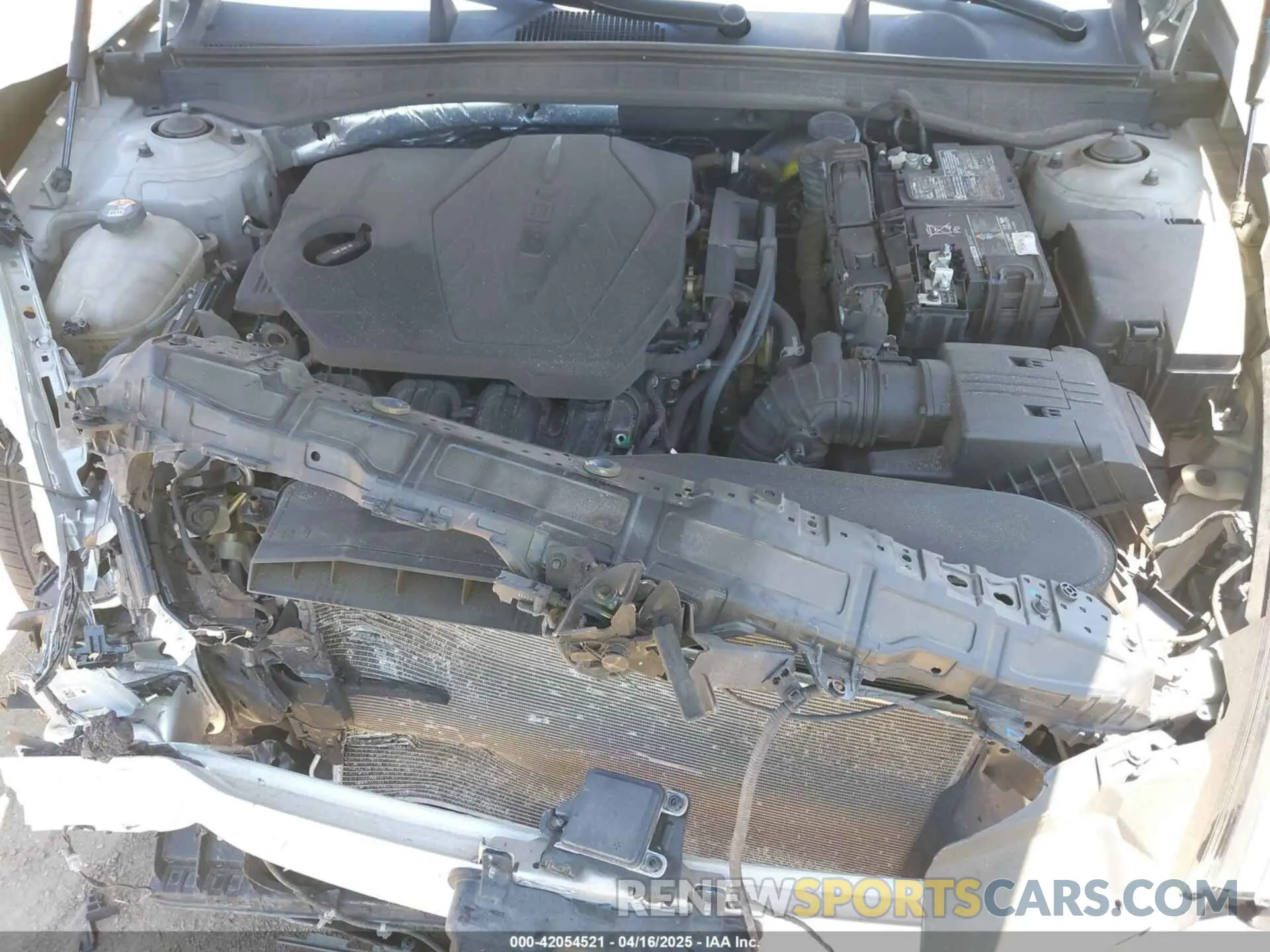 10 fotografías del automóvil dañado 5NPEG4JA0MH080960 HYUNDAI SONATA 2021