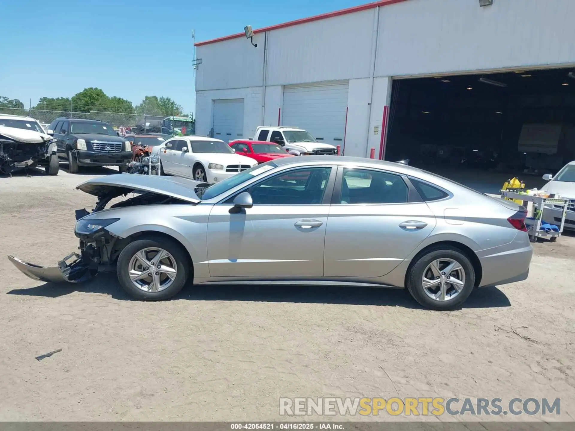 14 fotografías del automóvil dañado 5NPEG4JA0MH080960 HYUNDAI SONATA 2021