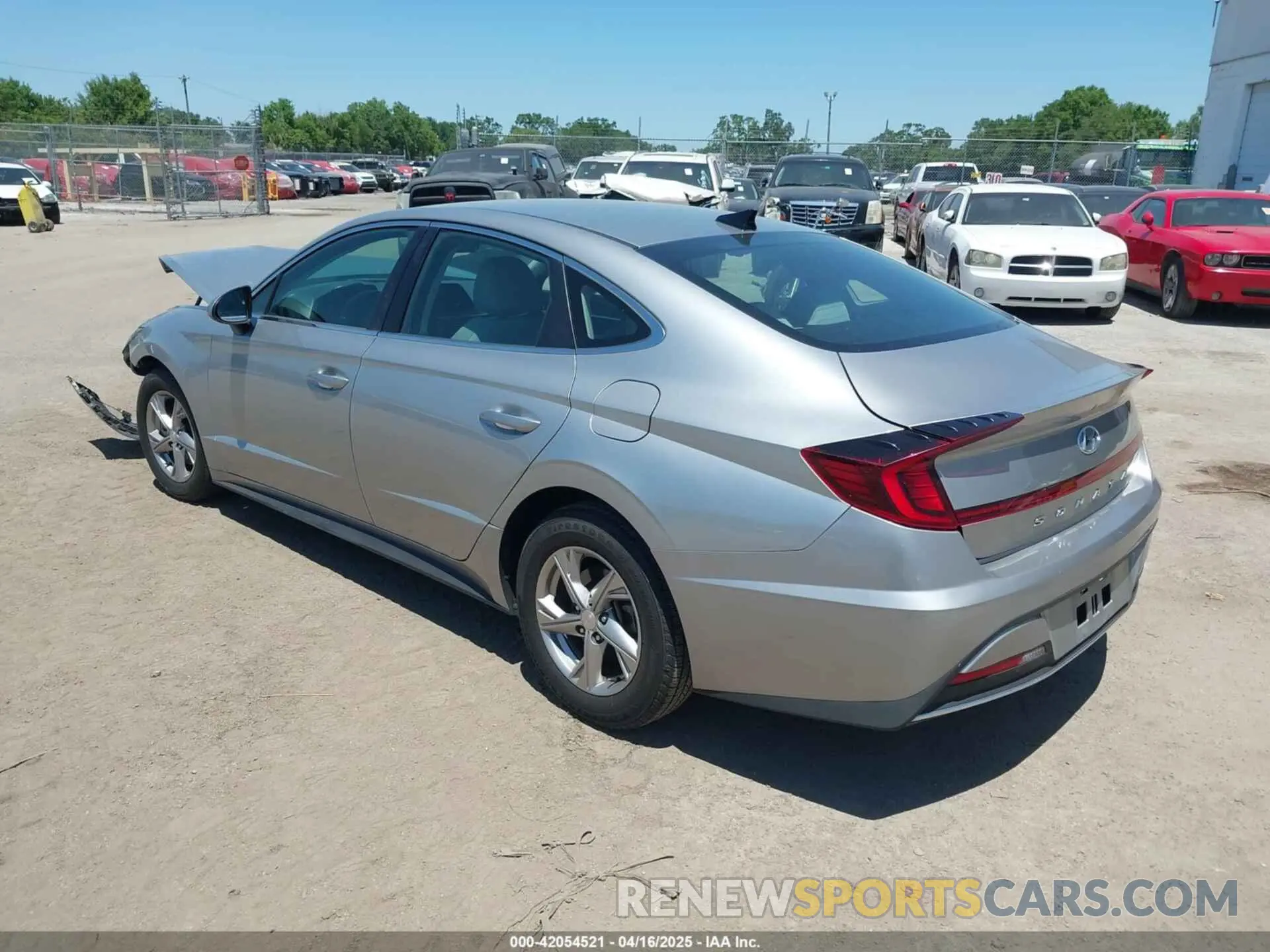 3 fotografías del automóvil dañado 5NPEG4JA0MH080960 HYUNDAI SONATA 2021