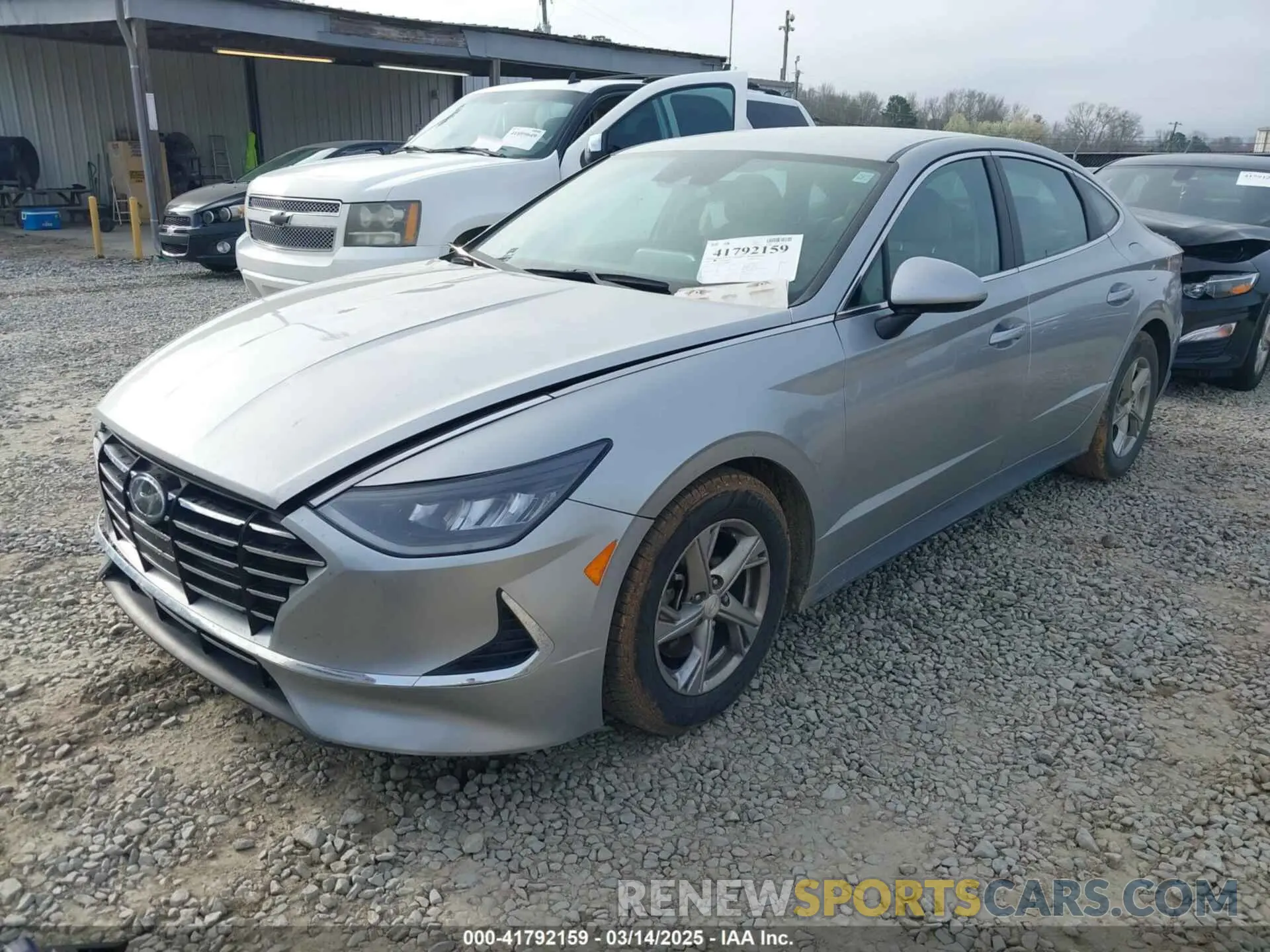 2 fotografías del automóvil dañado 5NPEG4JA0MH108871 HYUNDAI SONATA 2021
