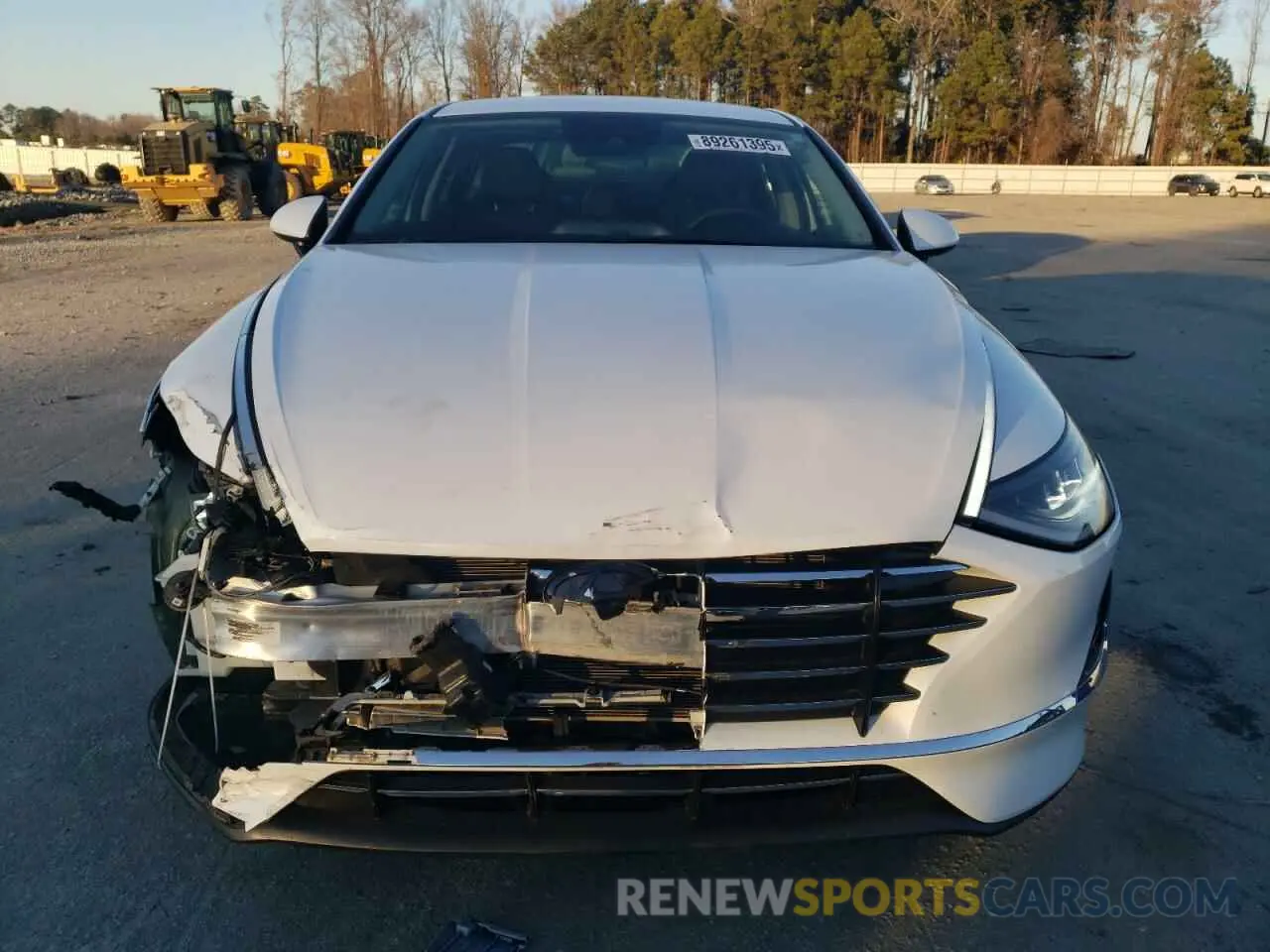 5 fotografías del automóvil dañado 5NPEG4JA0MH111642 HYUNDAI SONATA 2021