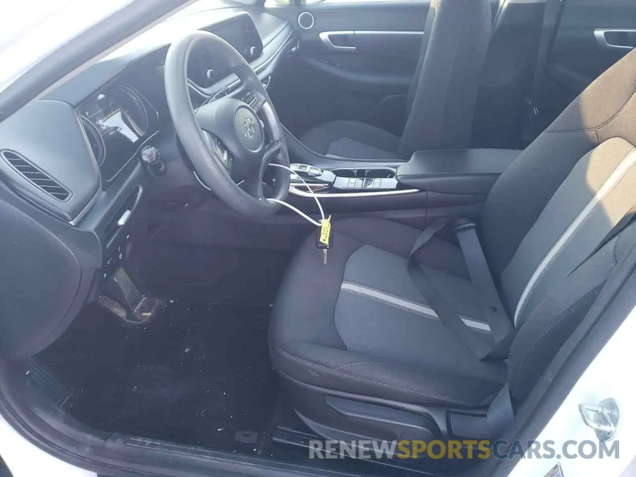 7 fotografías del automóvil dañado 5NPEG4JA0MH111642 HYUNDAI SONATA 2021