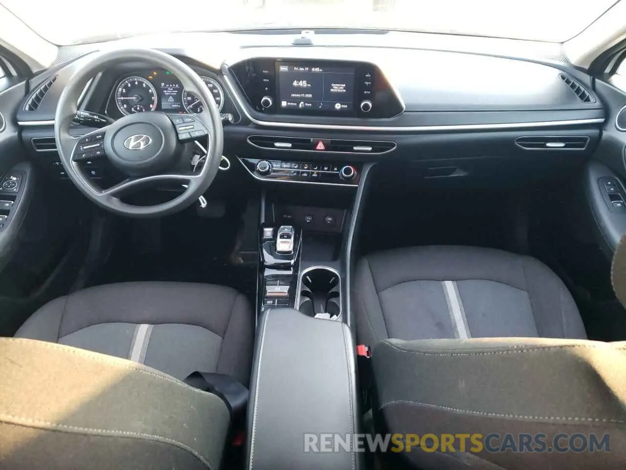 8 fotografías del automóvil dañado 5NPEG4JA0MH111642 HYUNDAI SONATA 2021