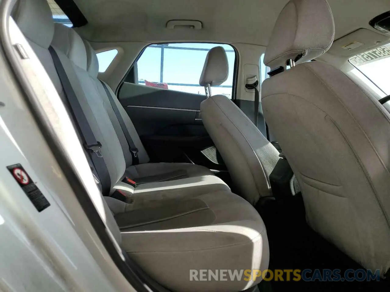 10 fotografías del automóvil dañado 5NPEG4JA0MH128134 HYUNDAI SONATA 2021