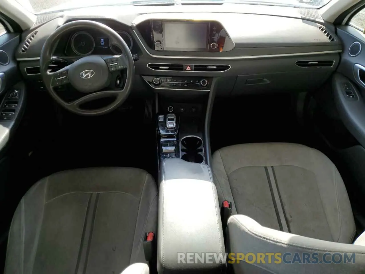 8 fotografías del automóvil dañado 5NPEG4JA0MH128134 HYUNDAI SONATA 2021