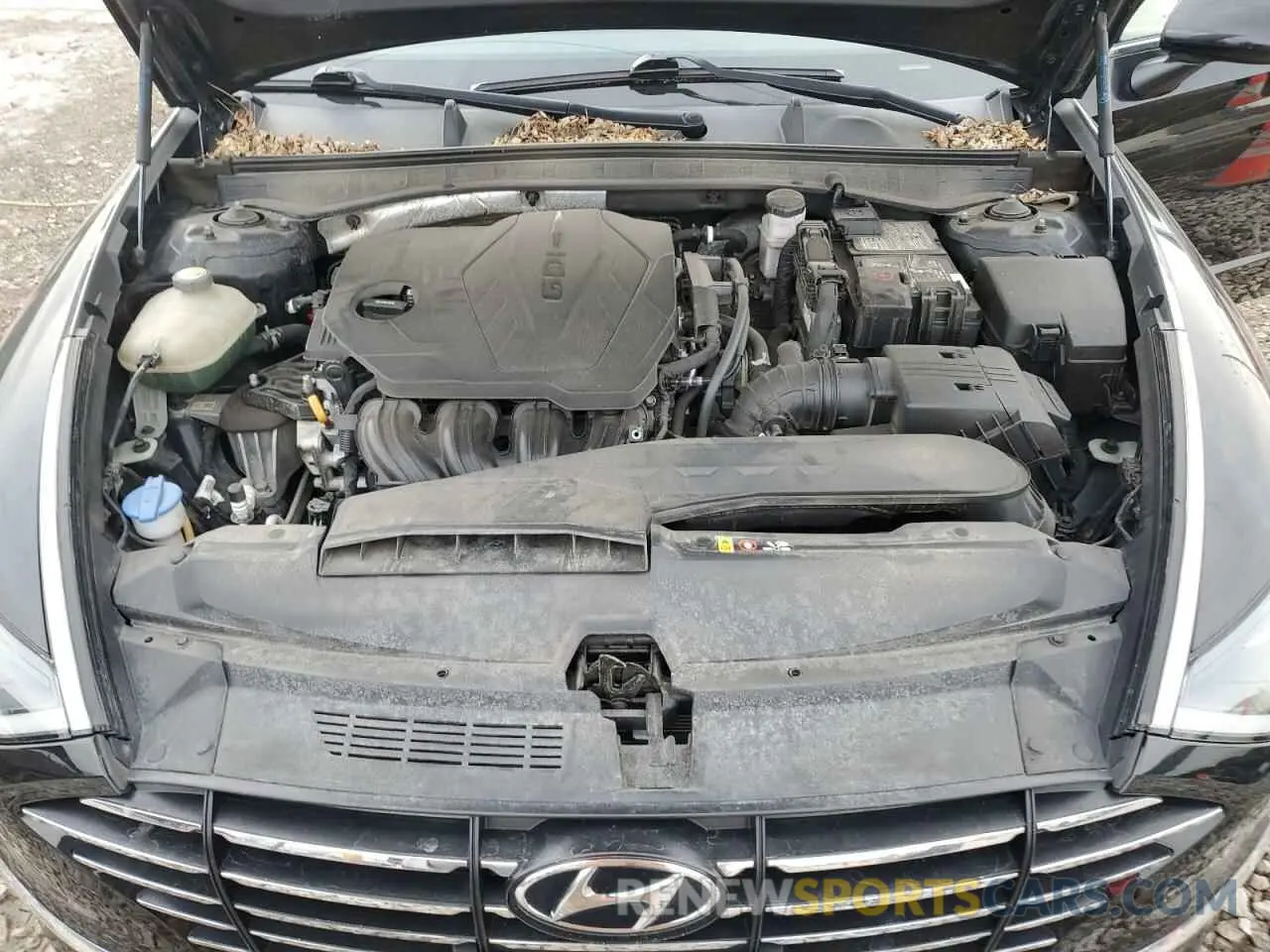 11 fotografías del automóvil dañado 5NPEG4JA1MH071586 HYUNDAI SONATA 2021