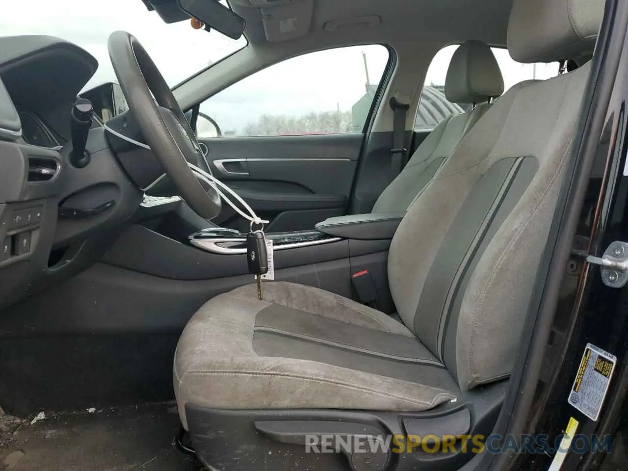 7 fotografías del automóvil dañado 5NPEG4JA1MH071586 HYUNDAI SONATA 2021