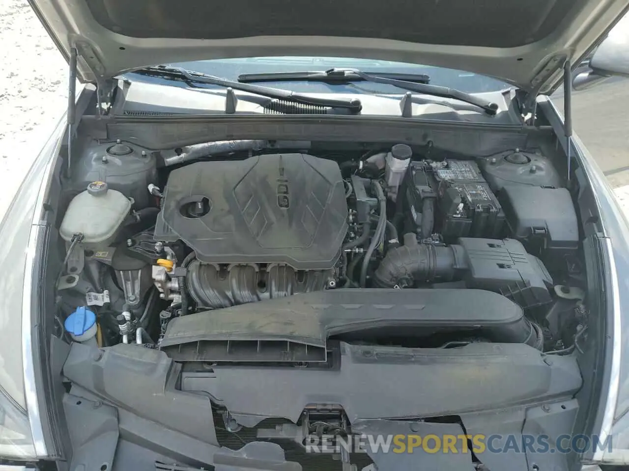 11 fotografías del automóvil dañado 5NPEG4JA1MH071846 HYUNDAI SONATA 2021