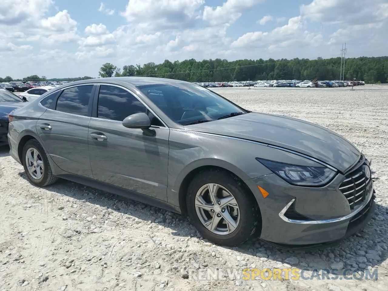 4 fotografías del automóvil dañado 5NPEG4JA1MH071846 HYUNDAI SONATA 2021