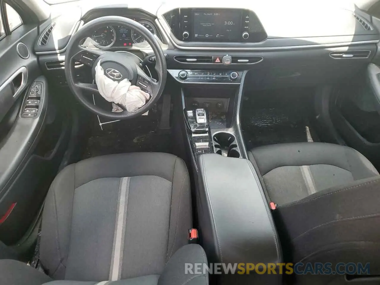 8 fotografías del automóvil dañado 5NPEG4JA1MH071846 HYUNDAI SONATA 2021