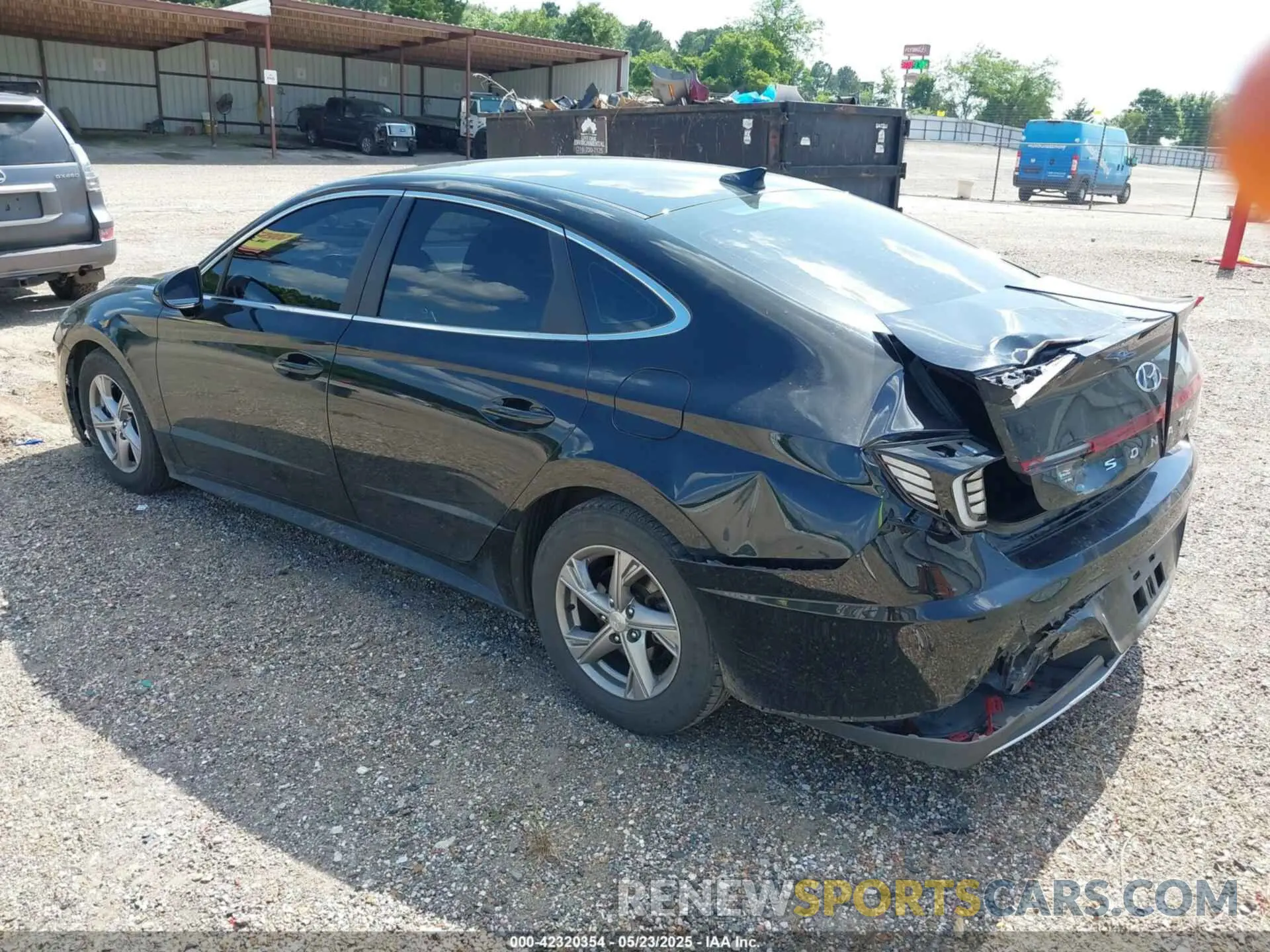 3 fotografías del automóvil dañado 5NPEG4JA1MH079669 HYUNDAI SONATA 2021